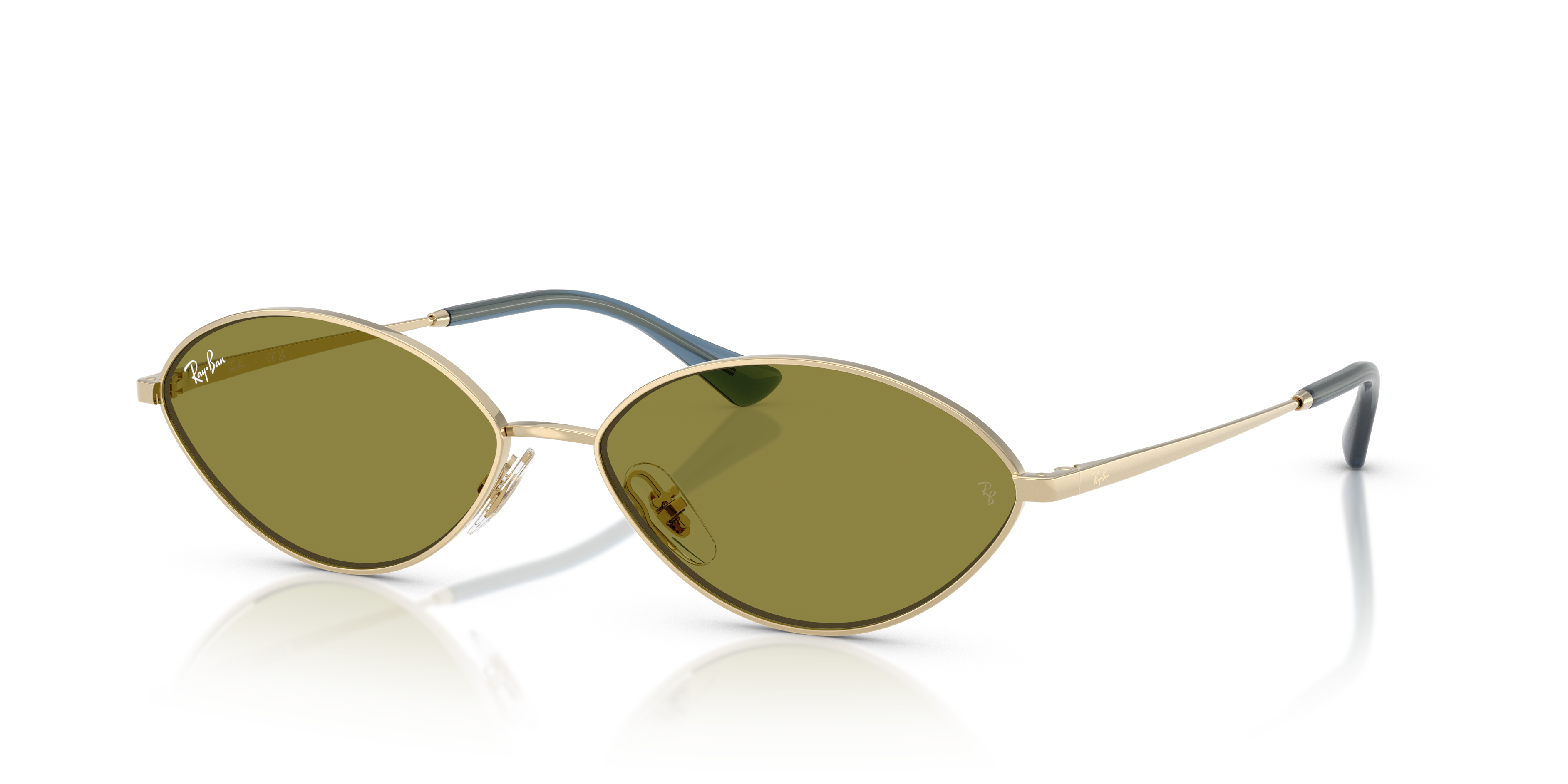 Occhiali da sole Ray-Ban KAI Gold 0RB3757 Unisex Originali
