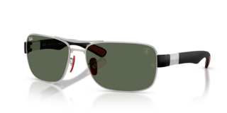 Occhiali da Sole Ray-Ban Scuderia Ferrari RB3763M Argento | Originali