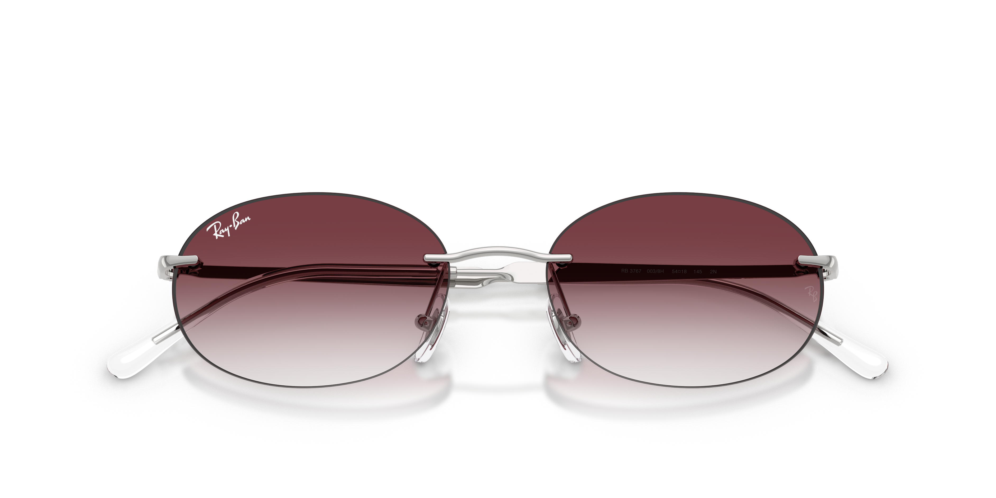 Occhiali da sole Ray-Ban RB3767 Transitions Color Touch Silver, montatura metallica unisex con lenti fotocromatiche che si ad