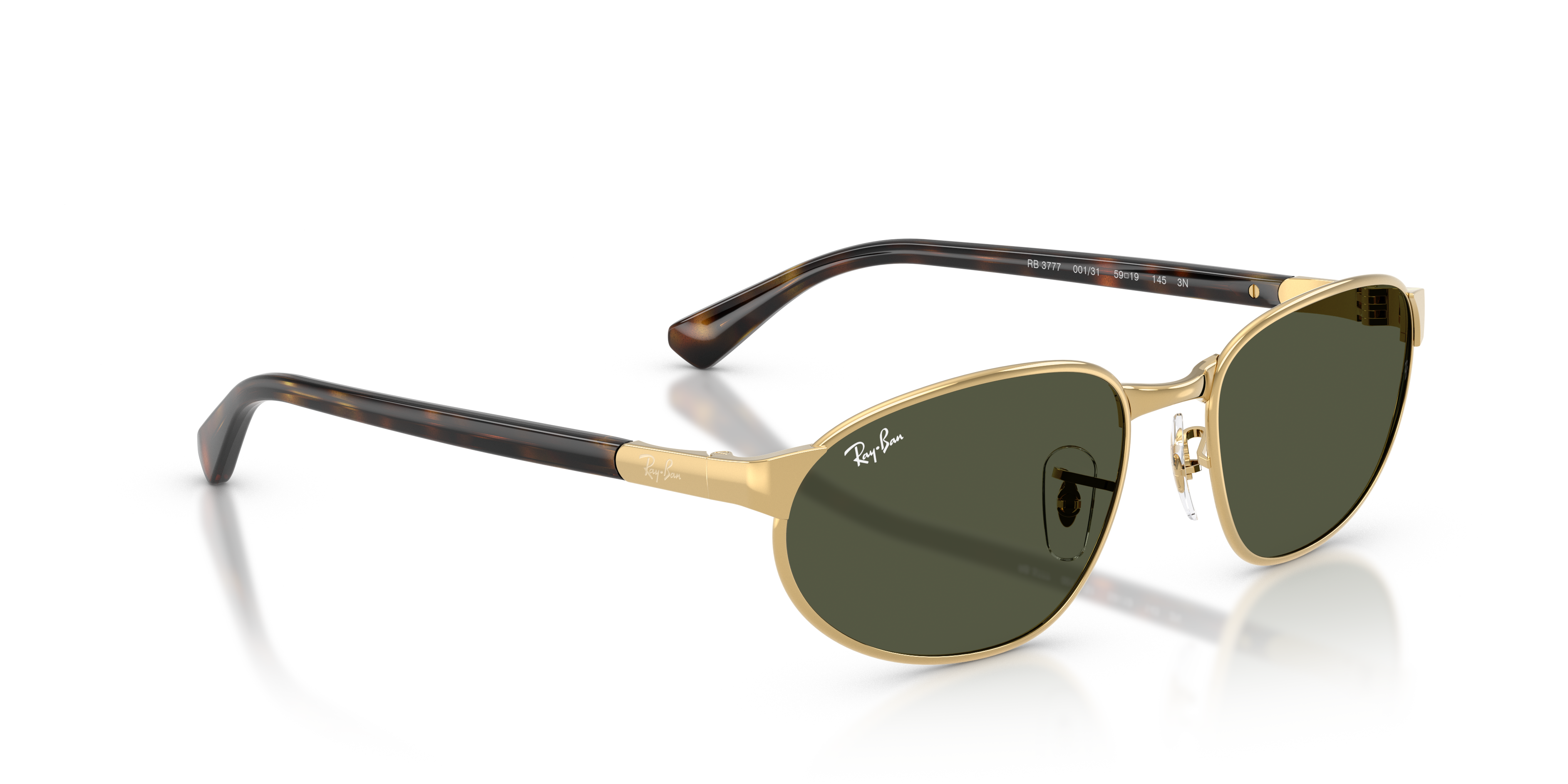 Ray-Ban RB3777 Arista Gold: Occhiali da Sole Unisex Originali
