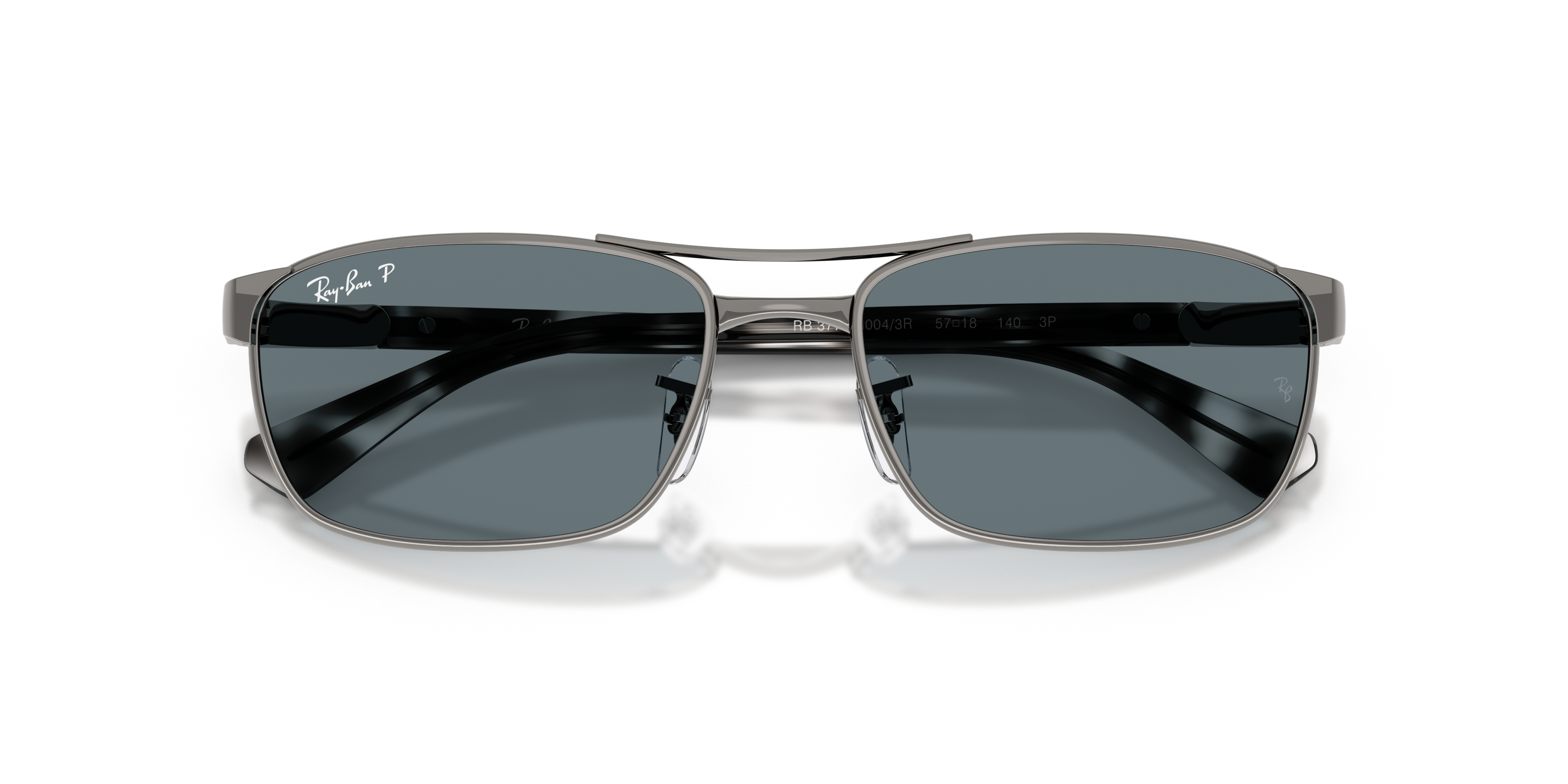 Occhiali da sole Ray-Ban RB3778 Arista Gold con montatura metallica dorata e lenti verdi classiche, mostrati su sfondo neutro