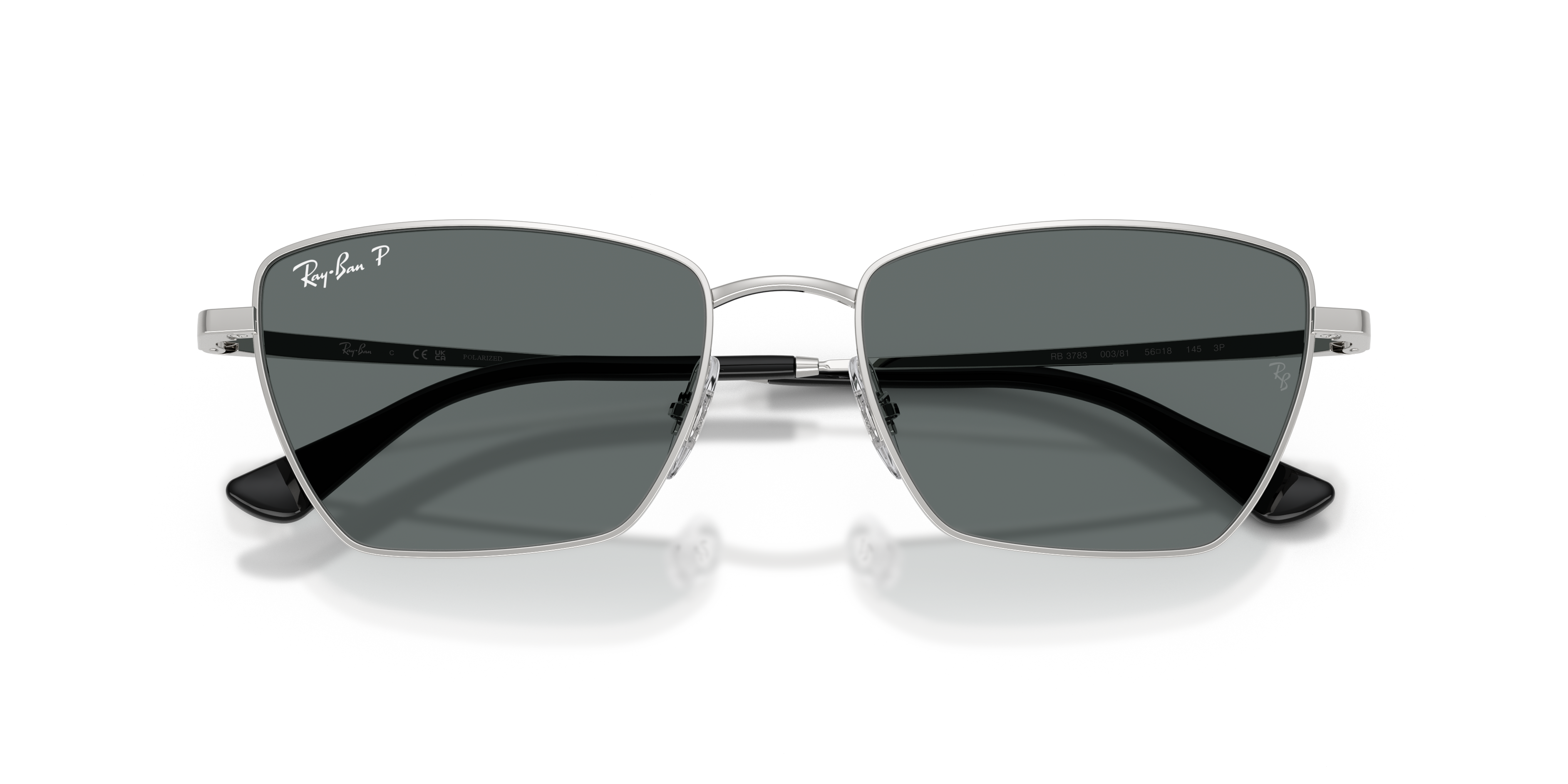 Occhiali da Sole Ray-Ban RB3783 Drea Silver Unisex Bio-Based