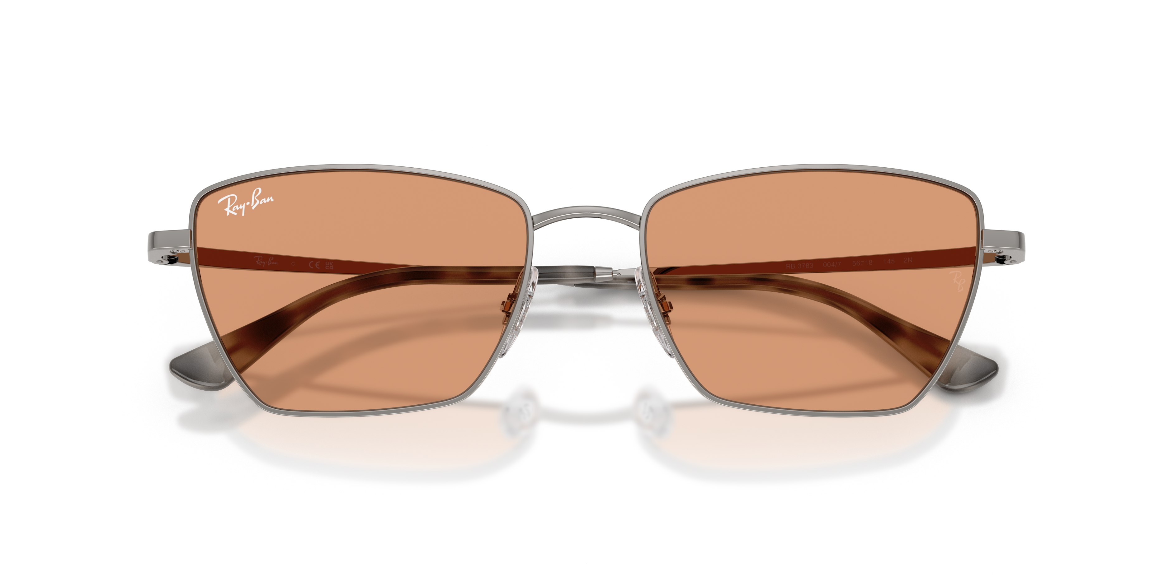 Occhiali da Sole Ray-Ban RB3783 Drea Silver Unisex Bio-Based