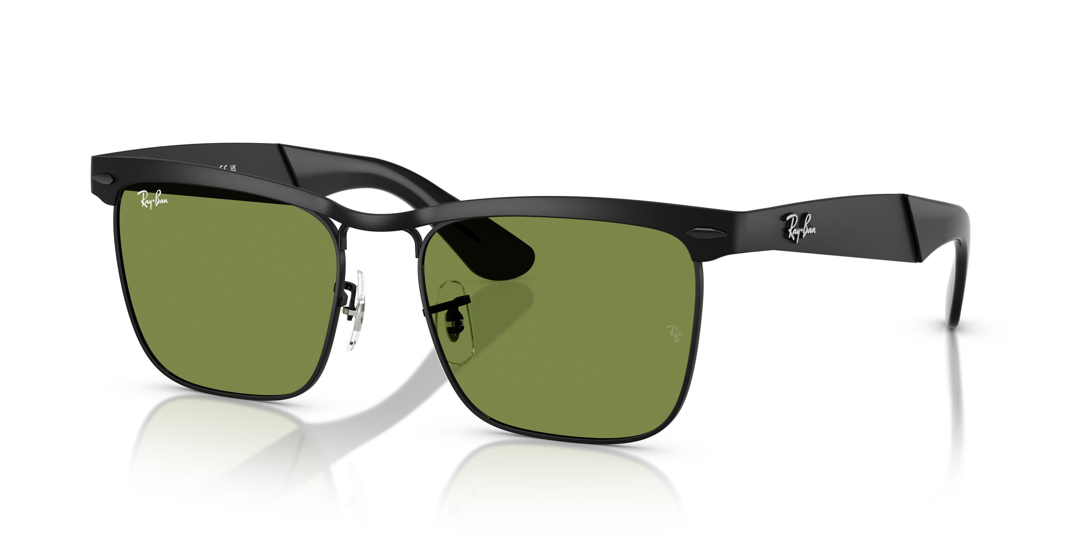 Occhiali da Sole Ray-Ban Wayfarer Deluxe Neri 0RB3875 Originali