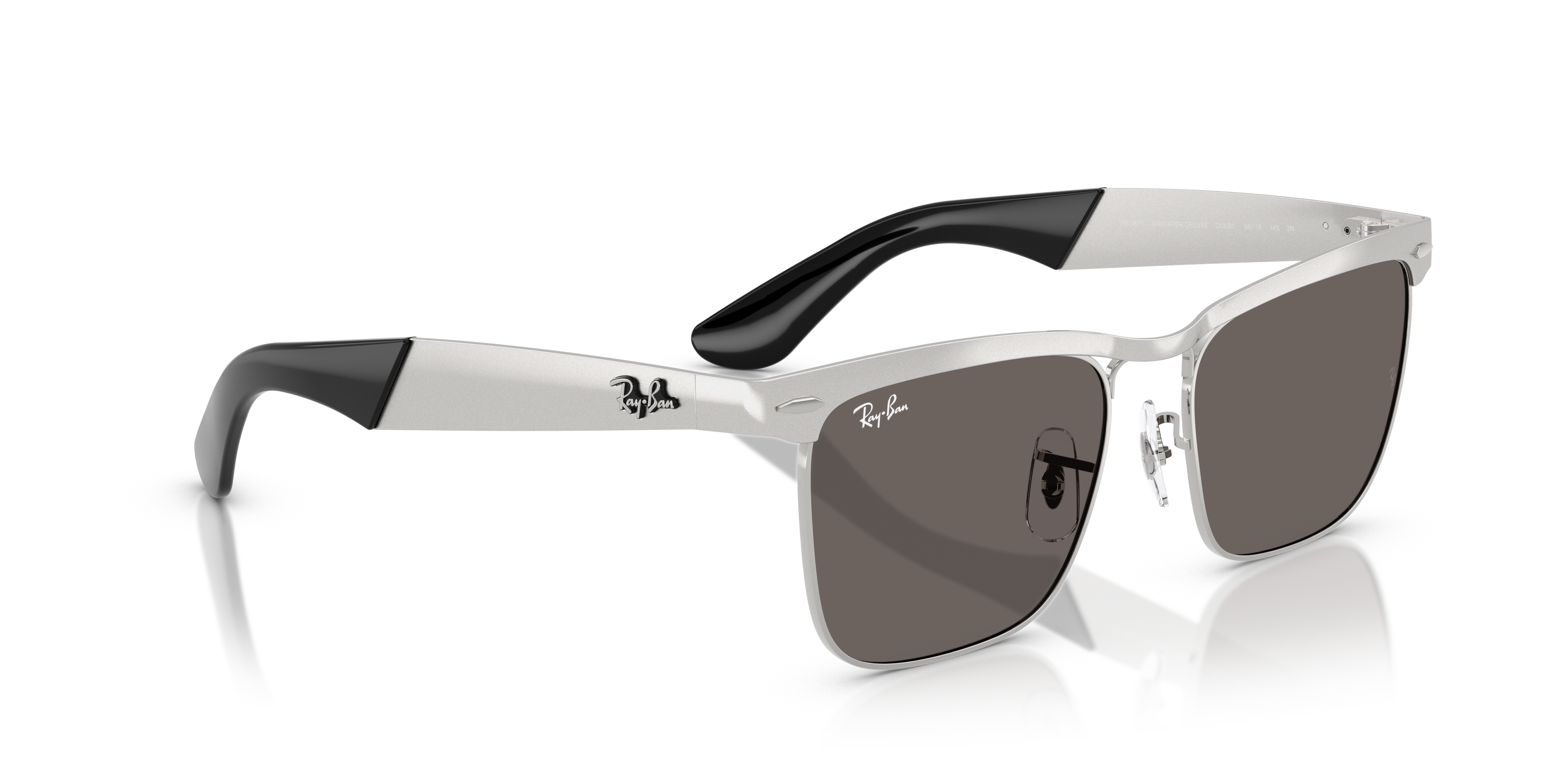 Occhiali da Sole Ray-Ban Wayfarer Deluxe Neri 0RB3875 Originali