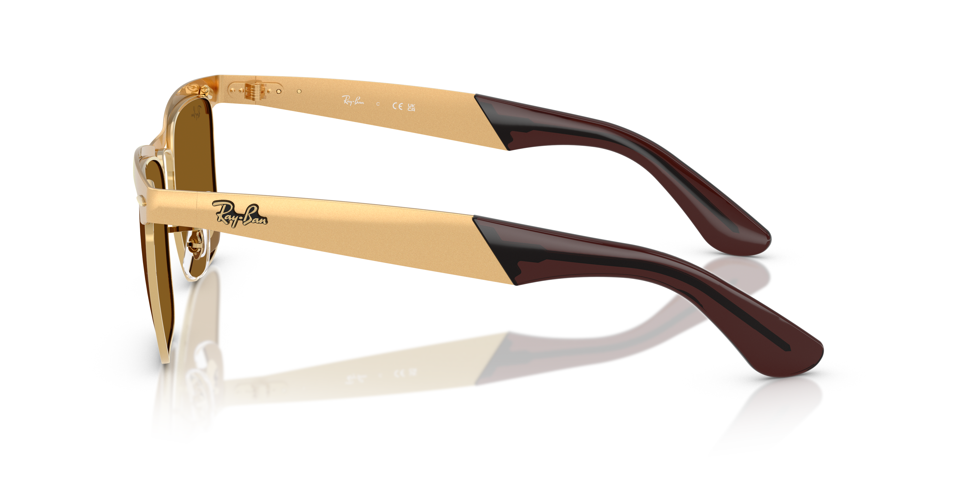 Occhiali da Sole Ray-Ban Wayfarer Deluxe Neri 0RB3875 Originali