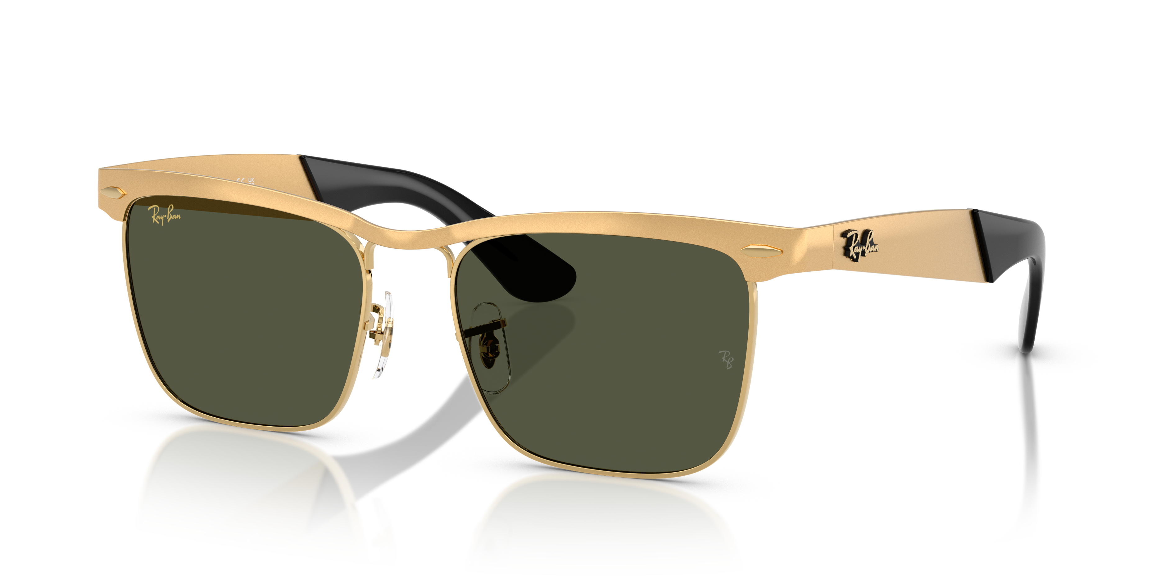 Occhiali da Sole Ray-Ban Wayfarer Deluxe Neri 0RB3875 Originali