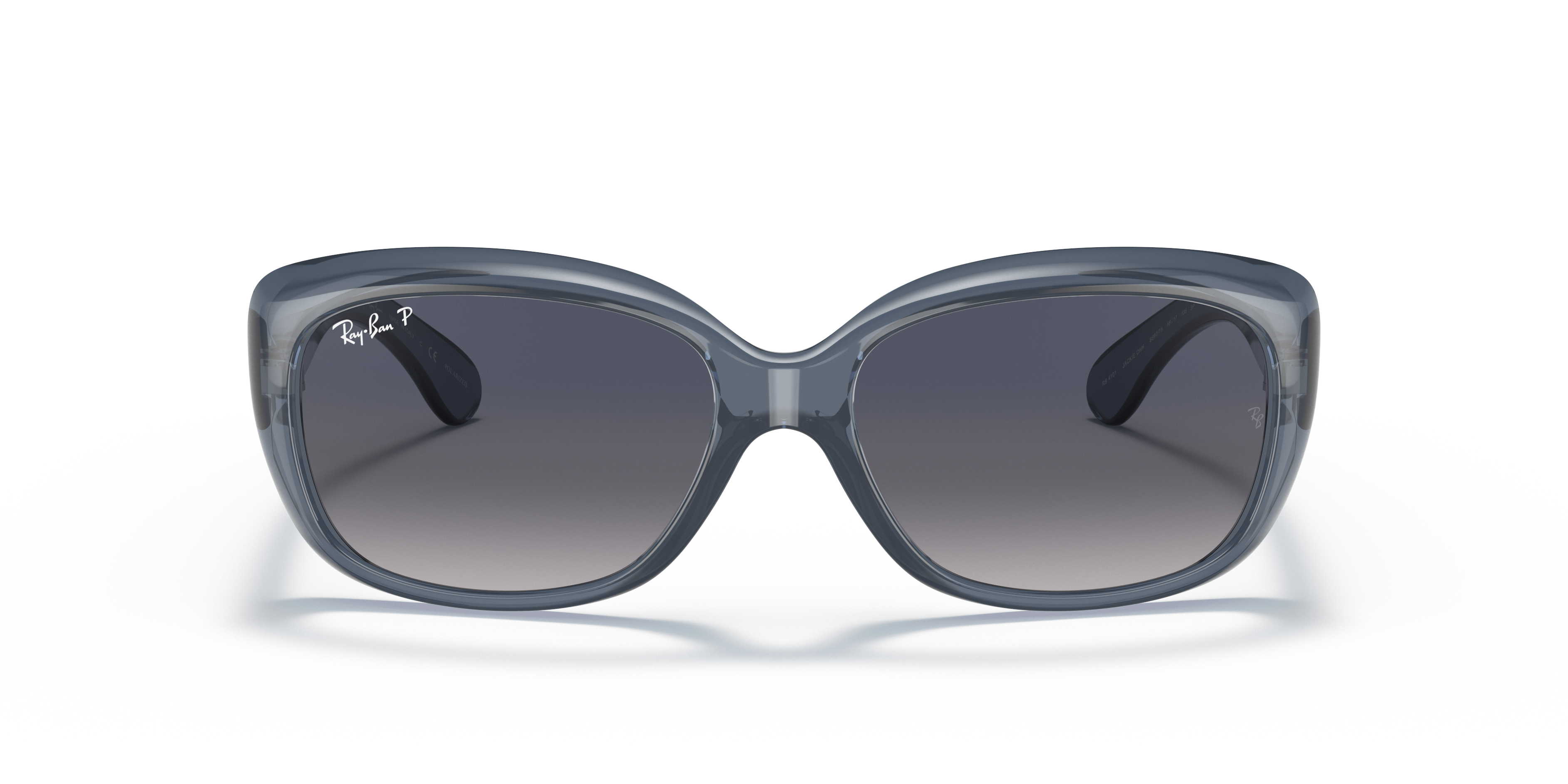 WOMEN'S SUNGLASSES RAY-BAN RB 4101 JACKIE OHH 601 BLACK 