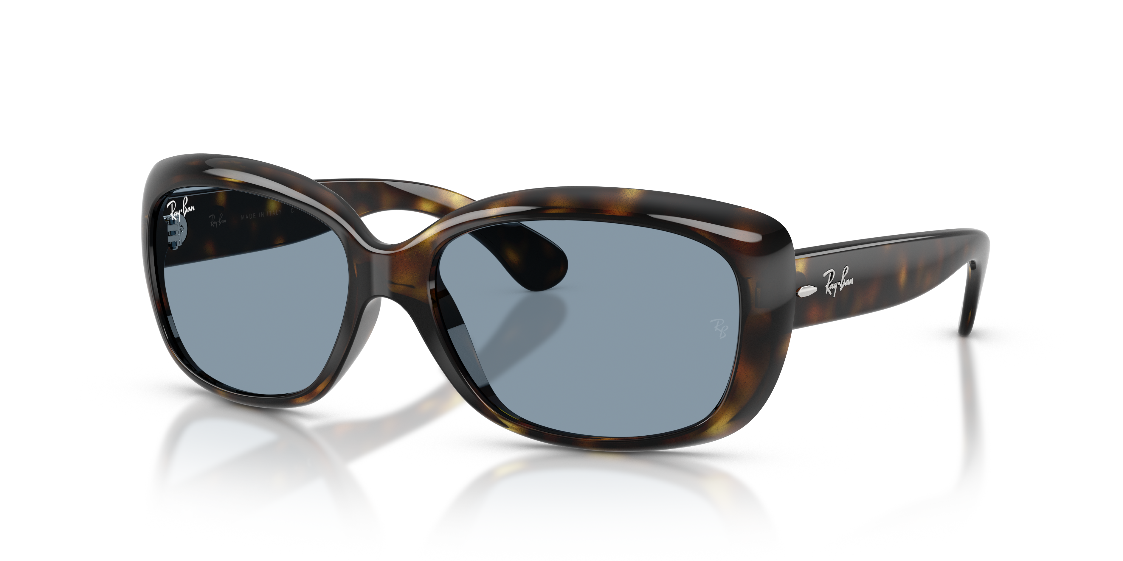 WOMEN'S SUNGLASSES RAY-BAN RB 4101 JACKIE OHH 601 BLACK 