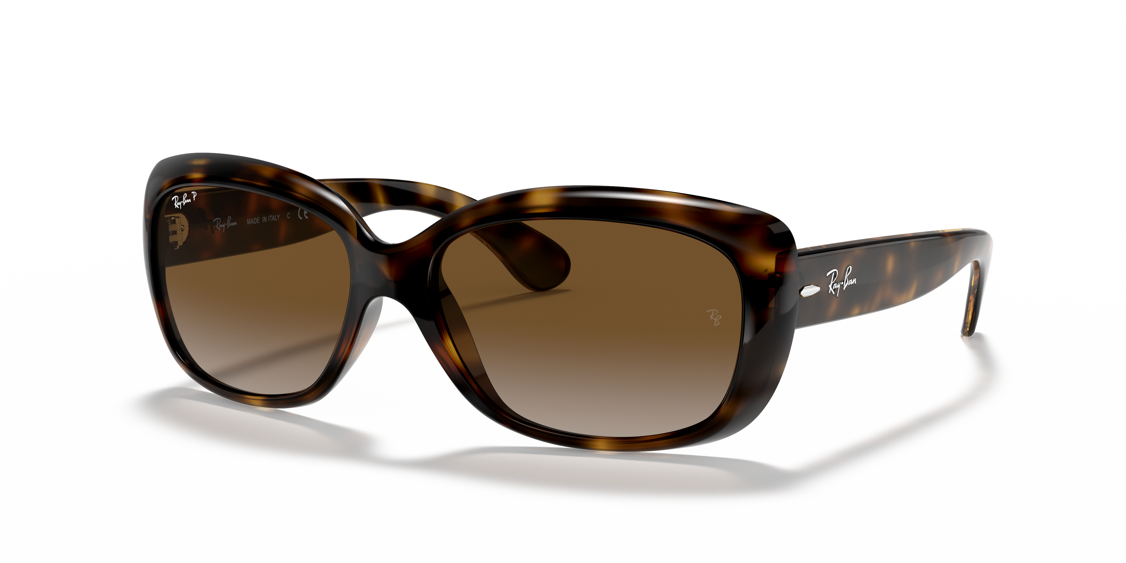 WOMEN'S SUNGLASSES RAY-BAN RB 4101 JACKIE OHH 601 BLACK 