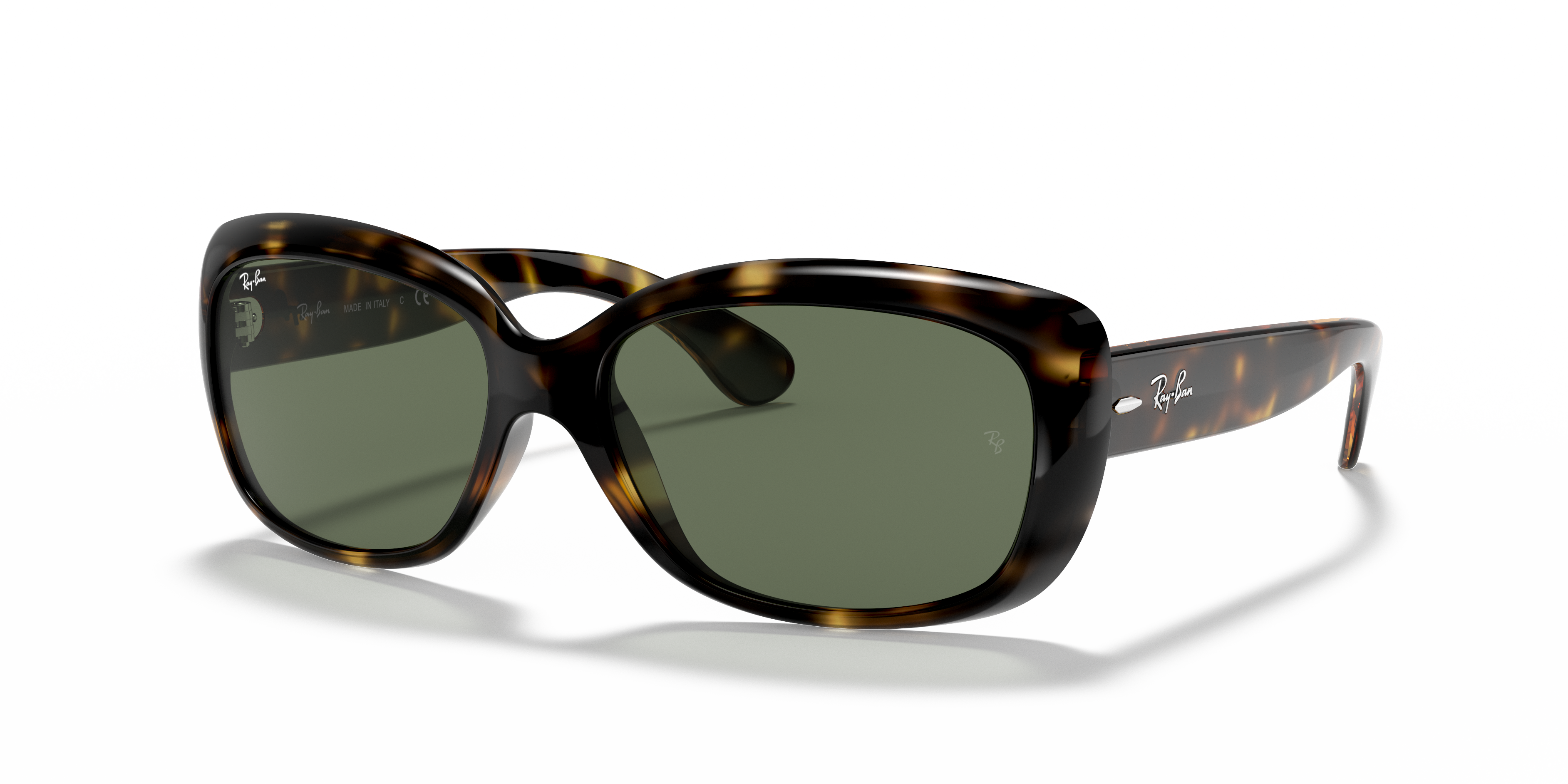 WOMEN'S SUNGLASSES RAY-BAN RB 4101 JACKIE OHH 601 BLACK 