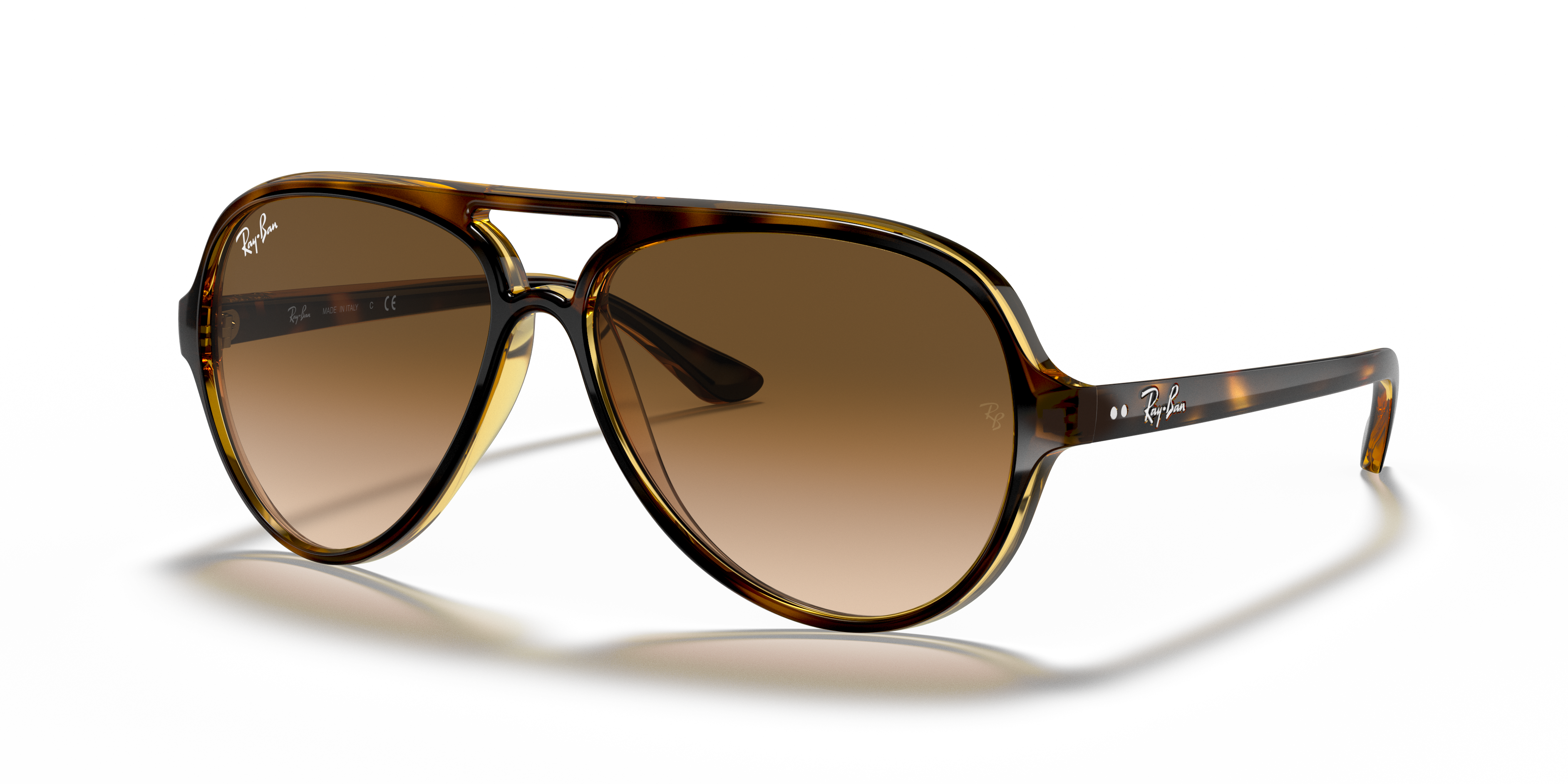 MEN'S SUNGLASSES RAY-BAN RB 4125 CATS 5000 710/A6 HAVANA 