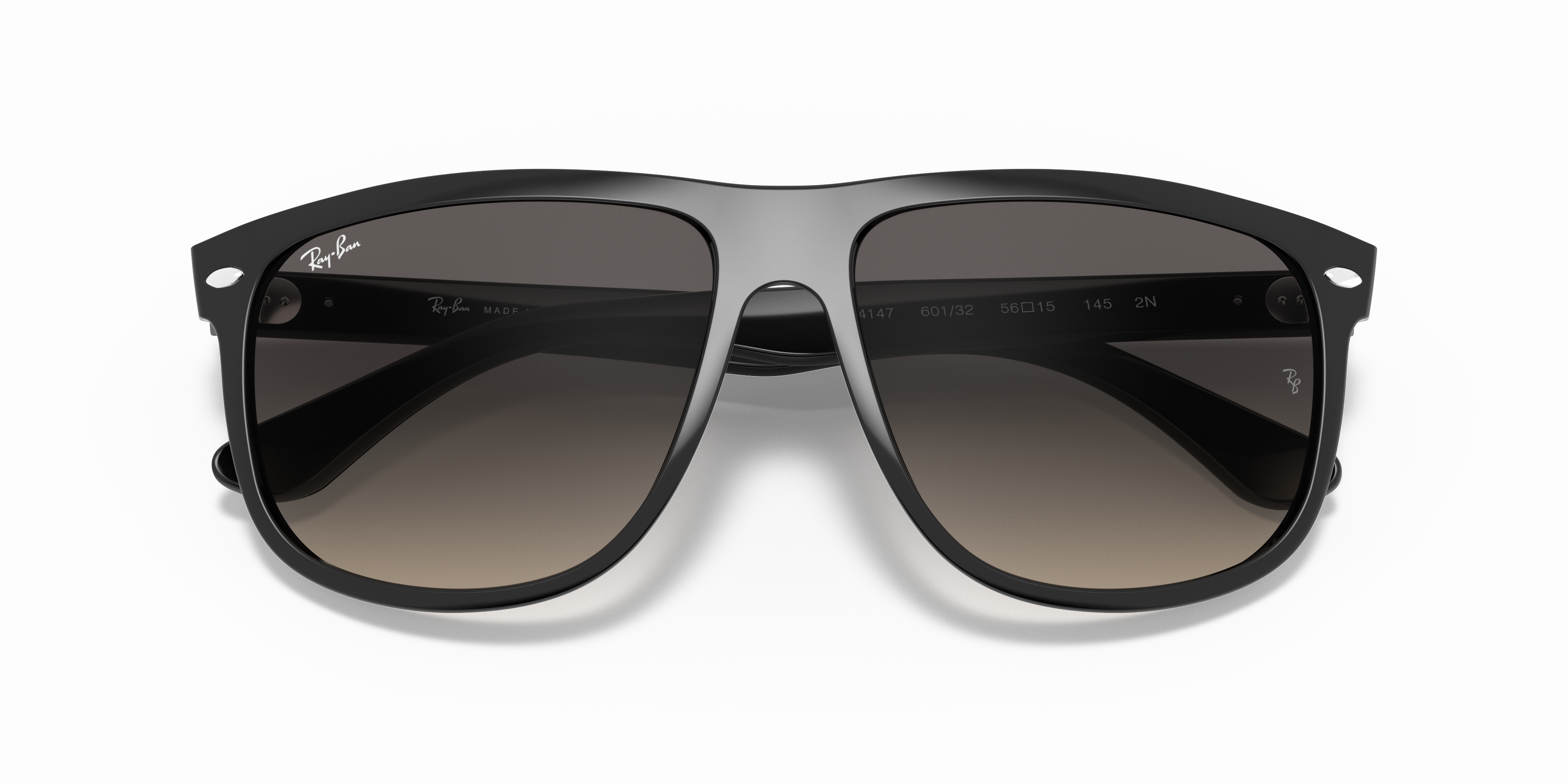 MEN'S SUNGLASSES RAY-BAN RB 4147 RB4147 617187 TOP MAT BLACK ON RED TRASP SIZE 56 