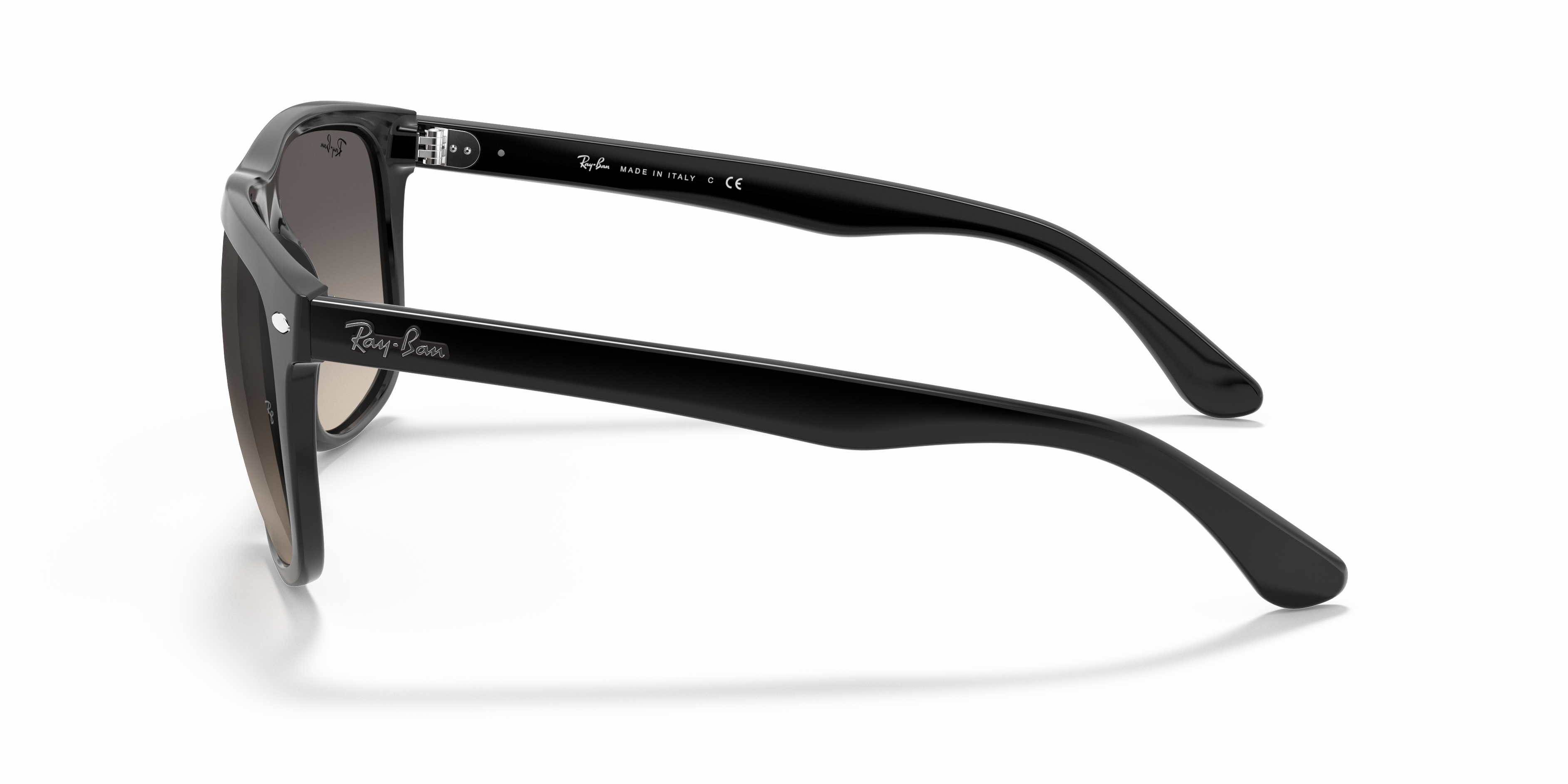 MEN'S SUNGLASSES RAY-BAN RB 4147 RB4147 617187 TOP MAT BLACK ON RED TRASP SIZE 56 