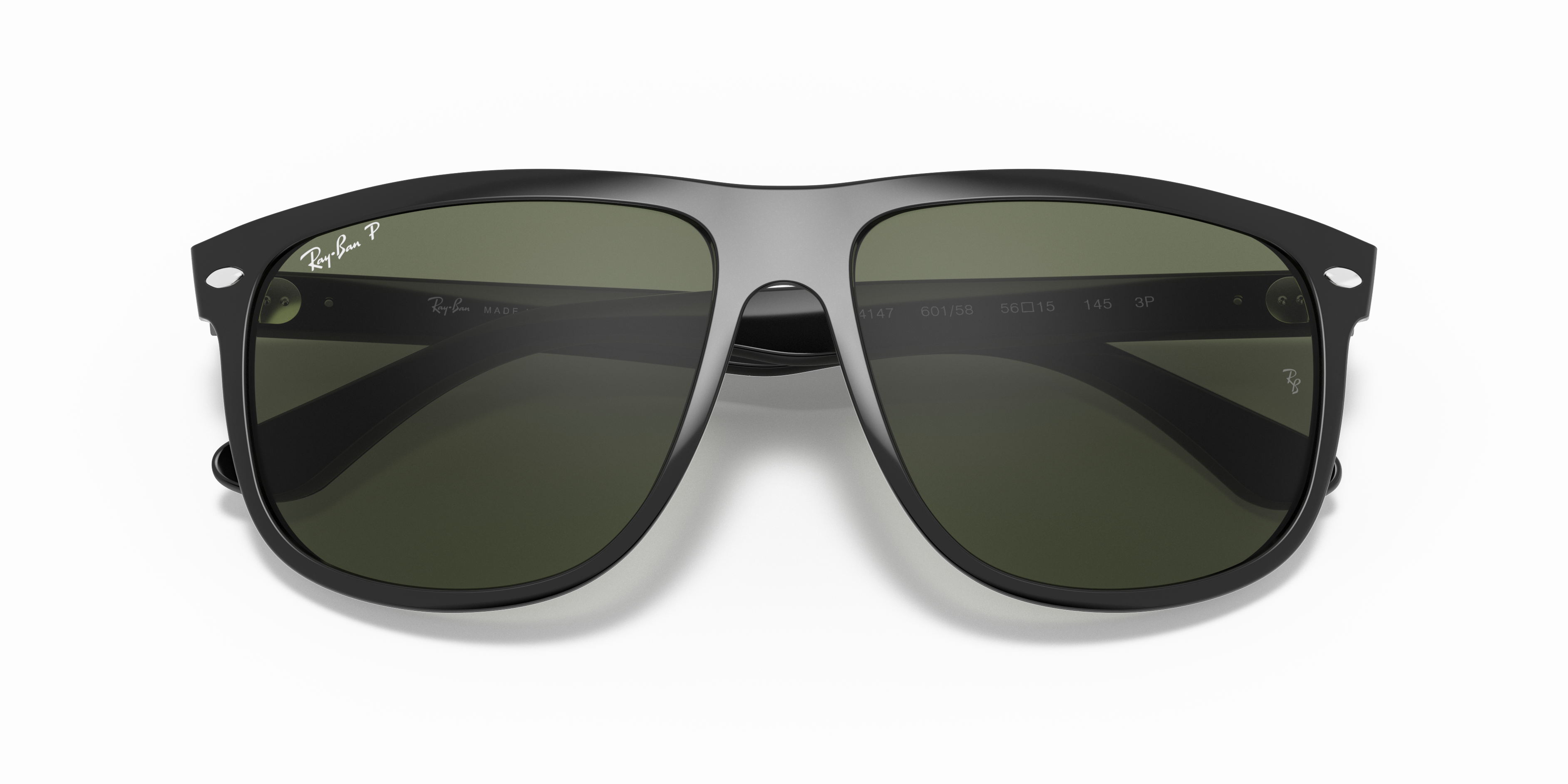 MEN'S SUNGLASSES RAY-BAN RB 4147 RB4147 617187 TOP MAT BLACK ON RED TRASP SIZE 56 
