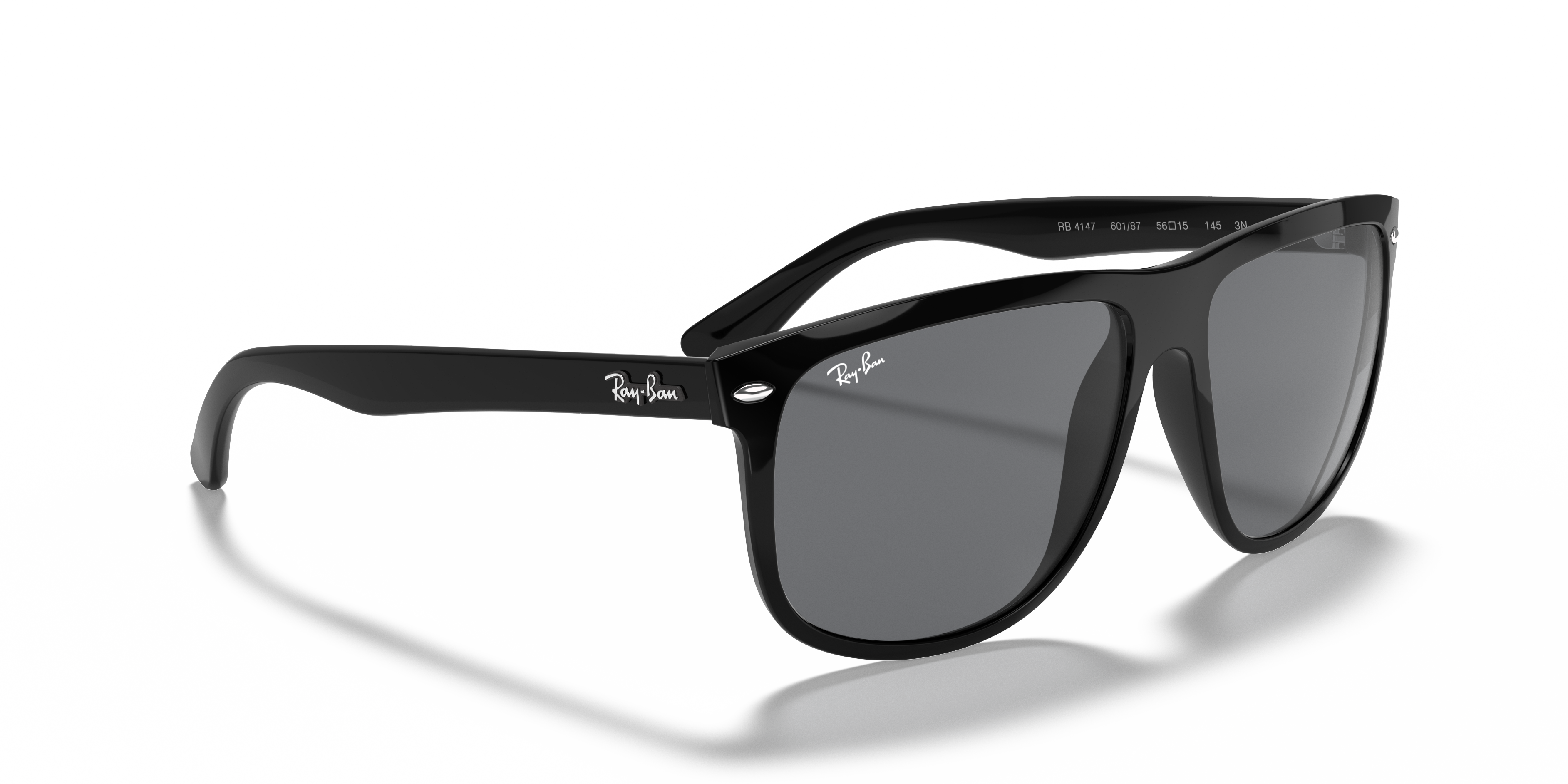 MEN'S SUNGLASSES RAY-BAN RB 4147 RB4147 617187 TOP MAT BLACK ON RED TRASP SIZE 56 