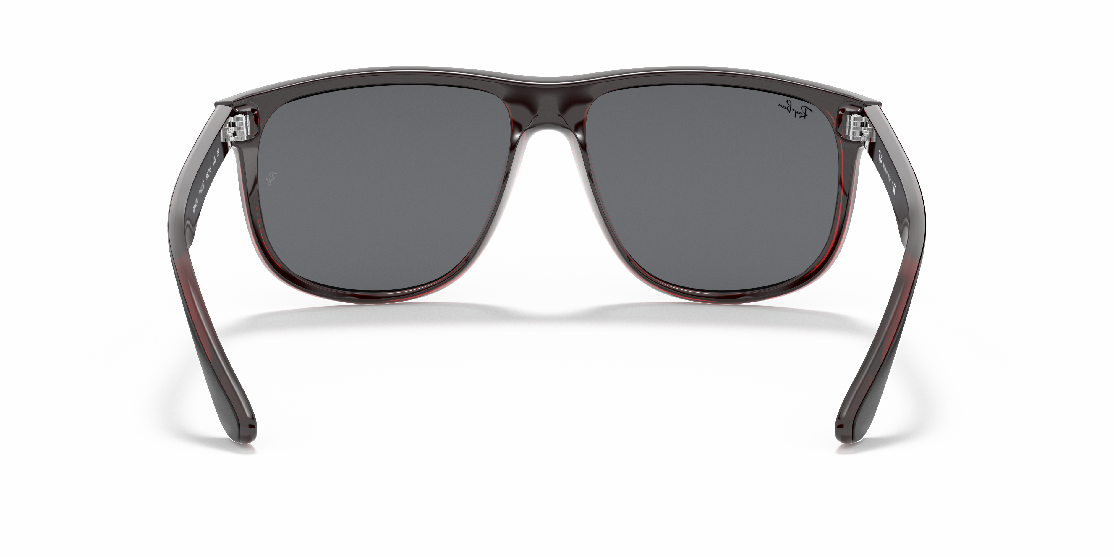 MEN'S SUNGLASSES RAY-BAN RB 4147 RB4147 617187 TOP MAT BLACK ON RED TRASP SIZE 56 