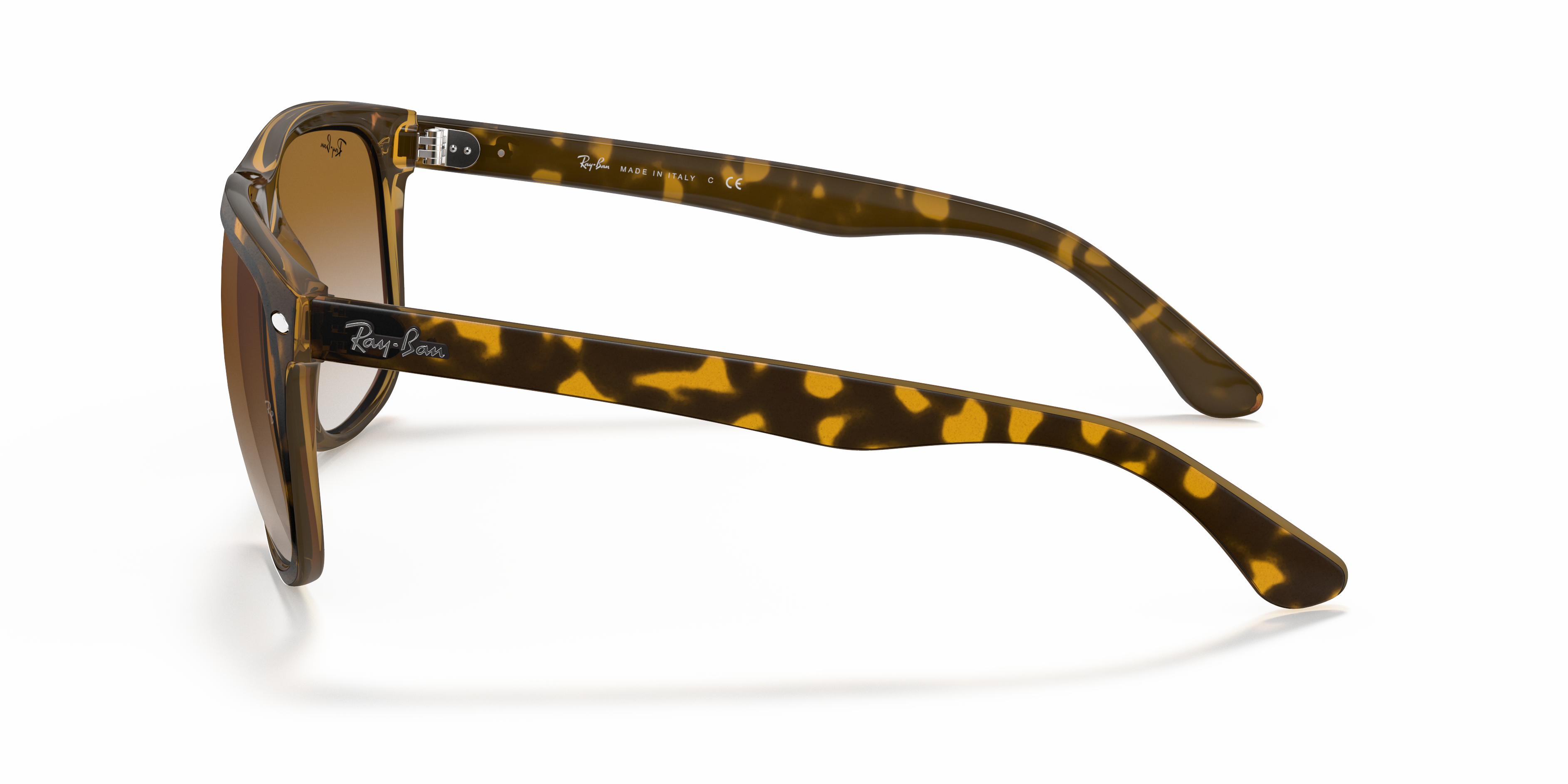 MEN'S SUNGLASSES RAY-BAN RB 4147 RB4147 617187 TOP MAT BLACK ON RED TRASP SIZE 56 
