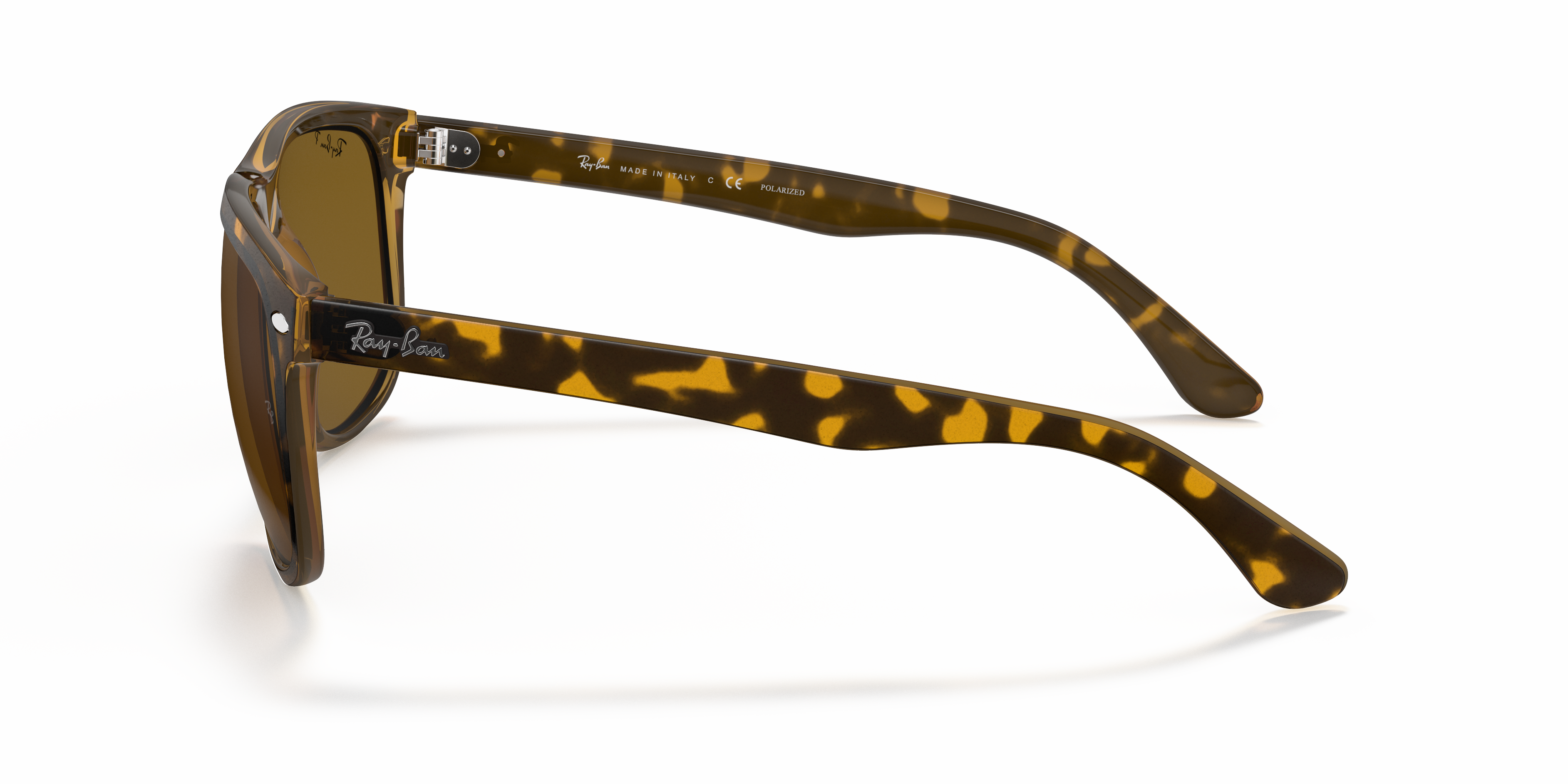MEN'S SUNGLASSES RAY-BAN RB 4147 RB4147 617187 TOP MAT BLACK ON RED TRASP SIZE 56 