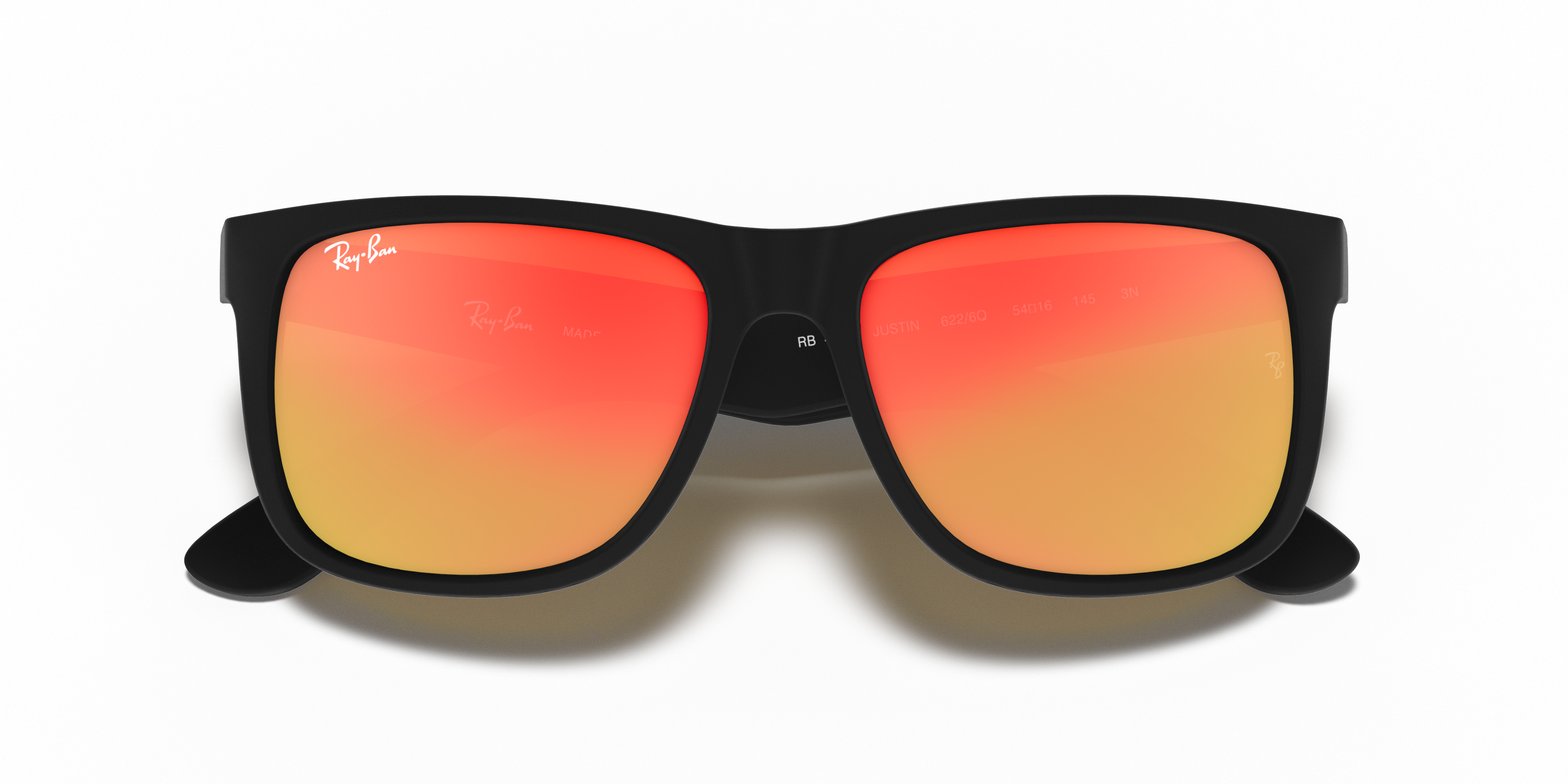 Occhiali da Sole Ray-Ban Justin Uomo Originali | Colore Opal Grey