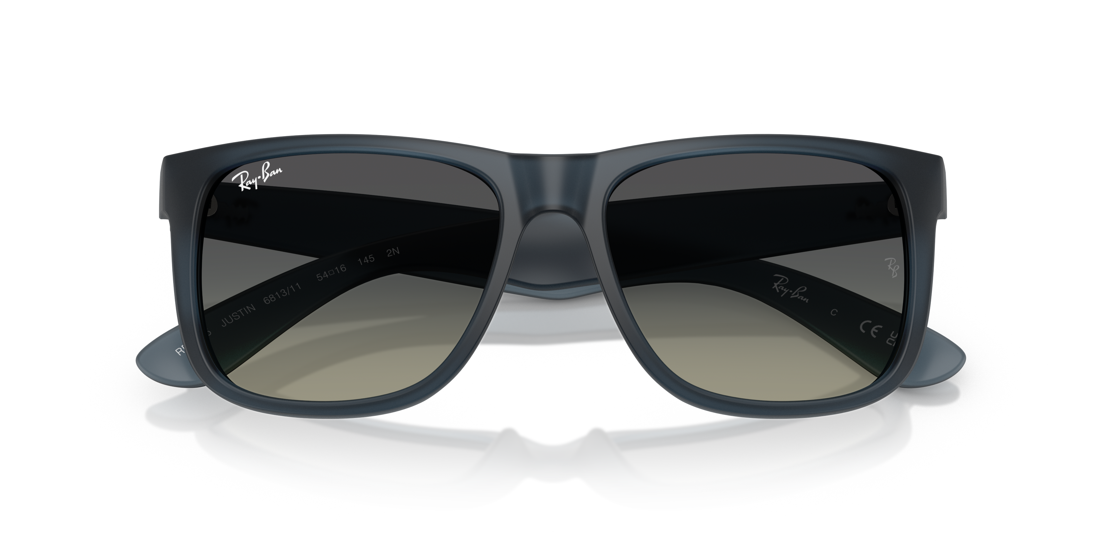 Occhiali da Sole Ray-Ban Justin Uomo Originali | Colore Opal Grey