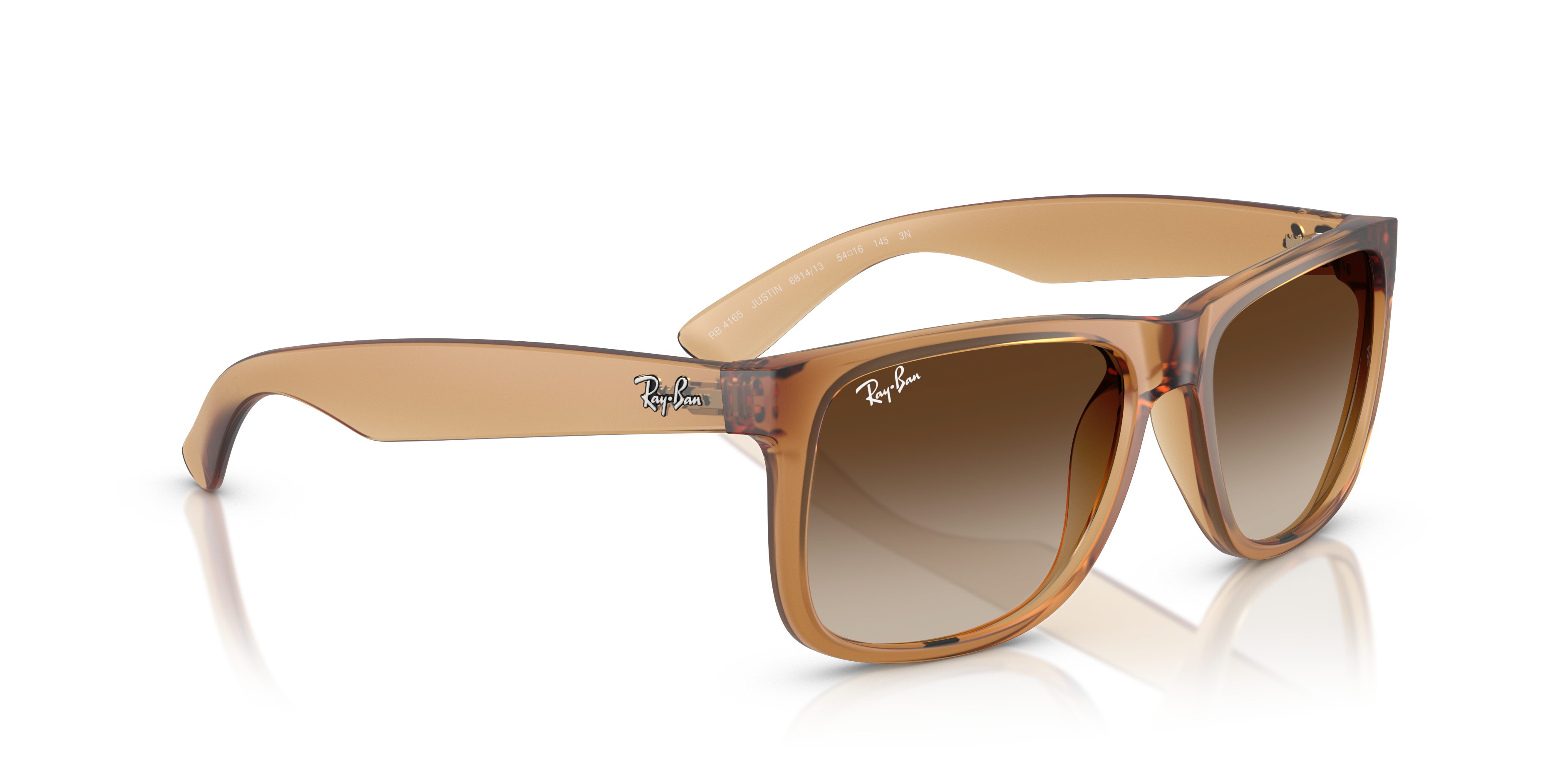 Occhiali da Sole Ray-Ban Justin Uomo Originali | Colore Opal Grey