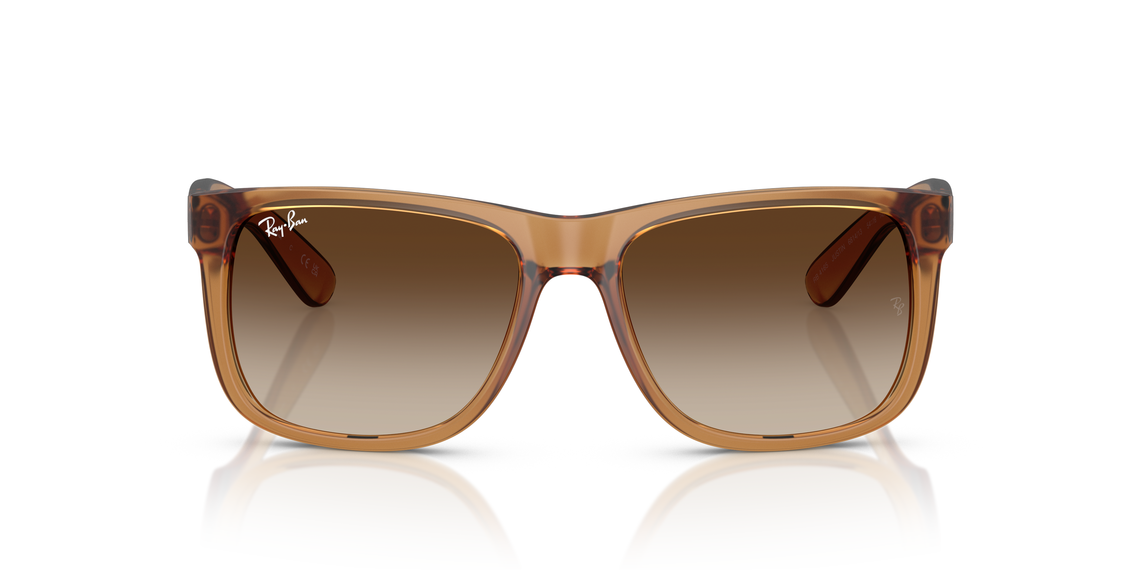 Occhiali da Sole Ray-Ban Justin Uomo Originali | Colore Opal Grey