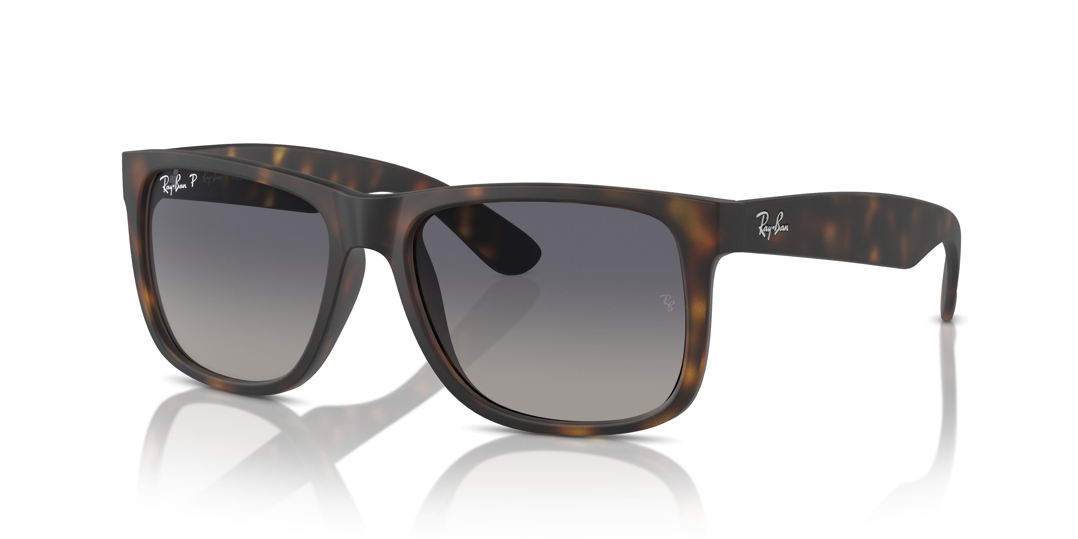 Occhiali da Sole Ray-Ban Justin Uomo Originali | Colore Opal Grey