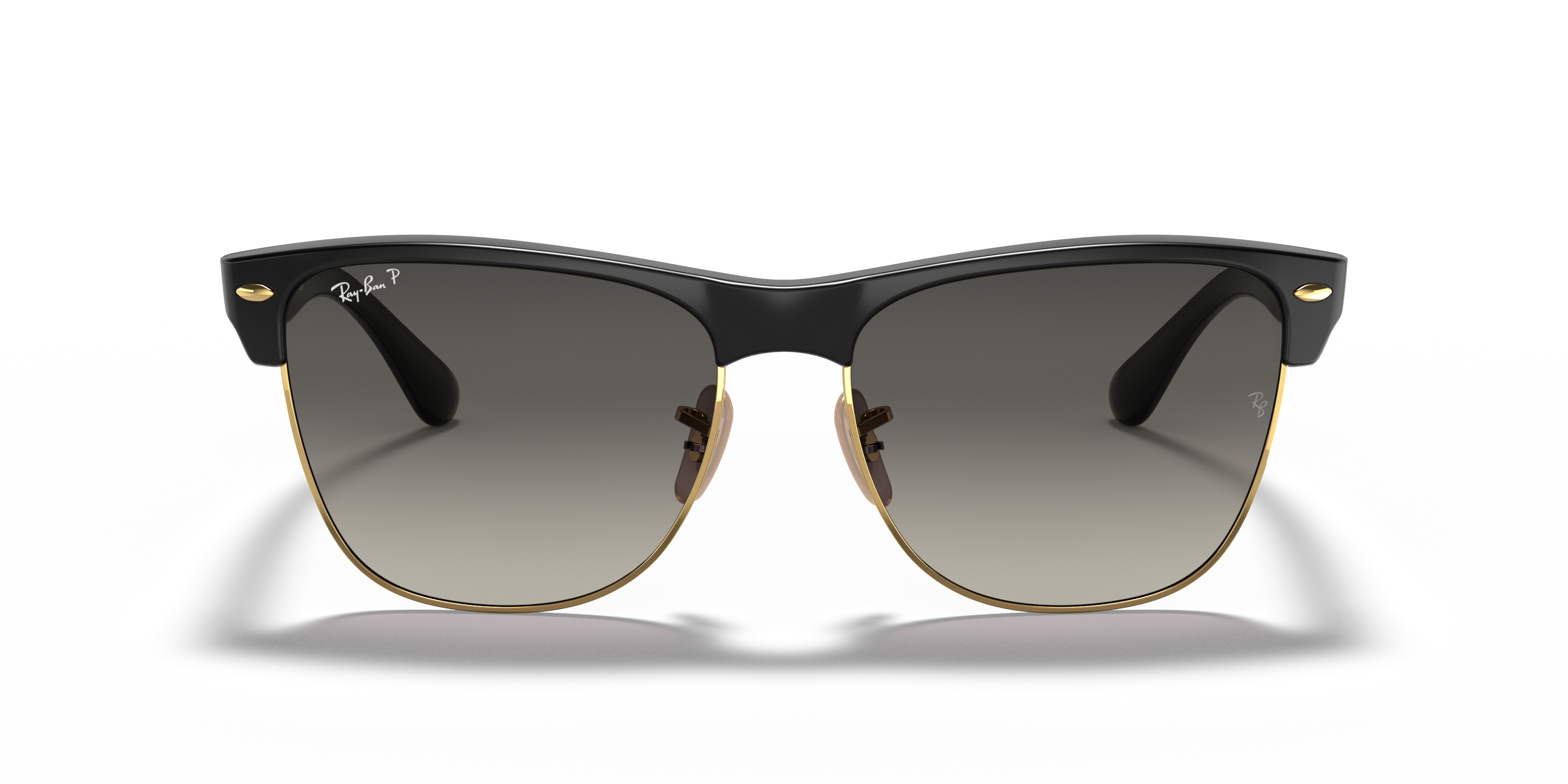 Occhiali da sole Ray-Ban Clubmaster Oversized Uomo Black On Gold