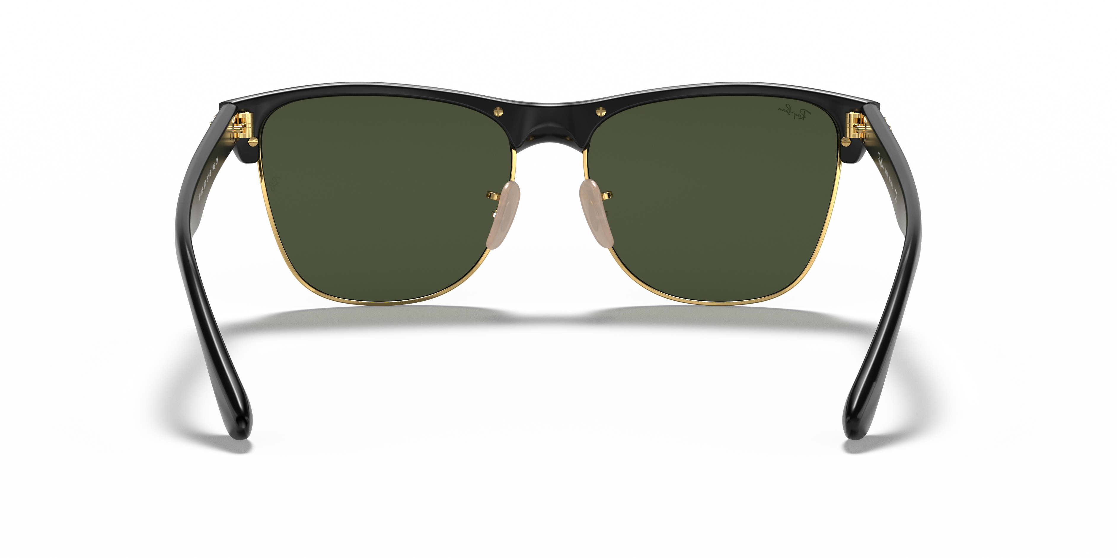 Occhiali da sole Ray-Ban Clubmaster Oversized Uomo Black On Gold