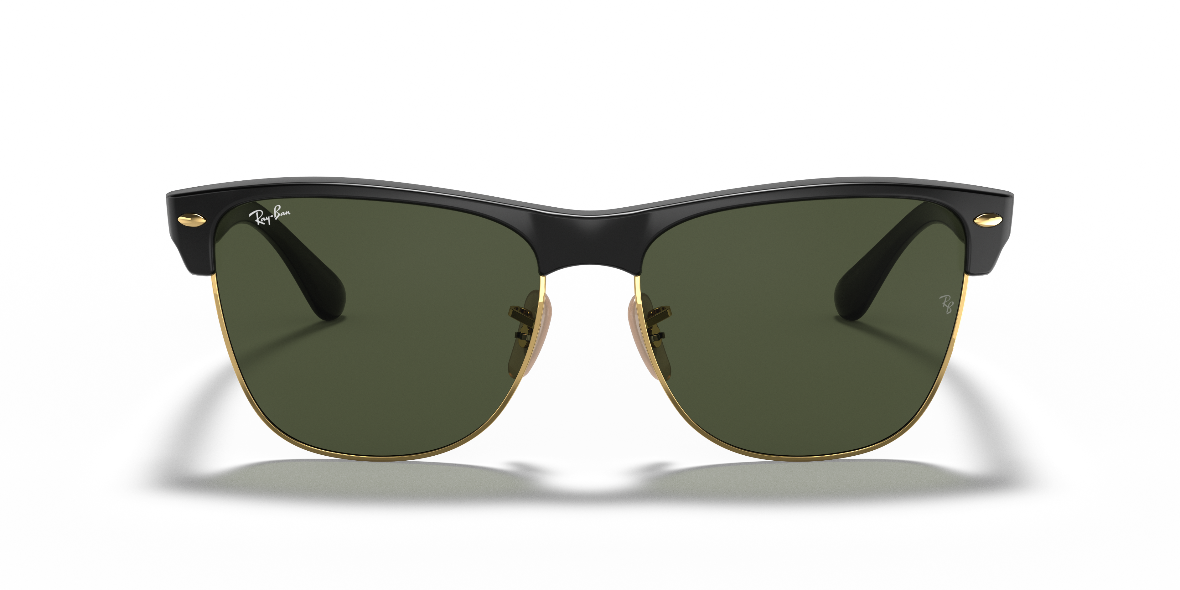 Occhiali da sole Ray-Ban Clubmaster Oversized Uomo Black On Gold