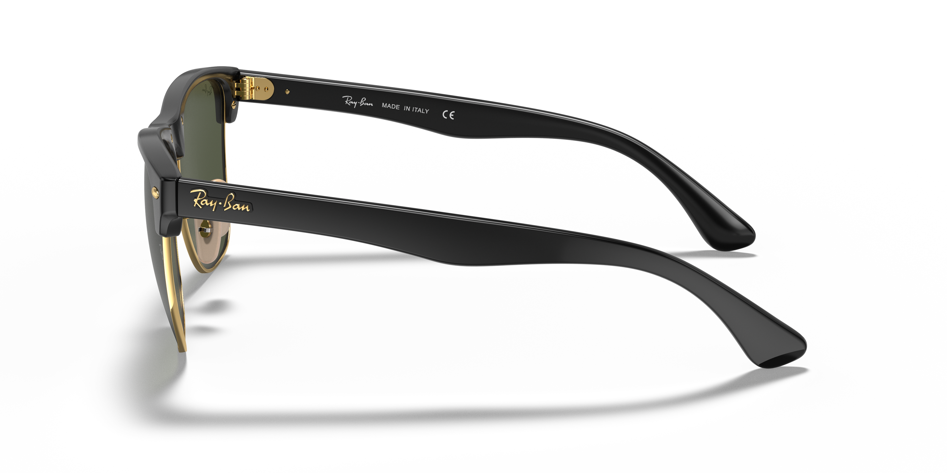 Occhiali da sole Ray-Ban Clubmaster Oversized Uomo Black On Gold