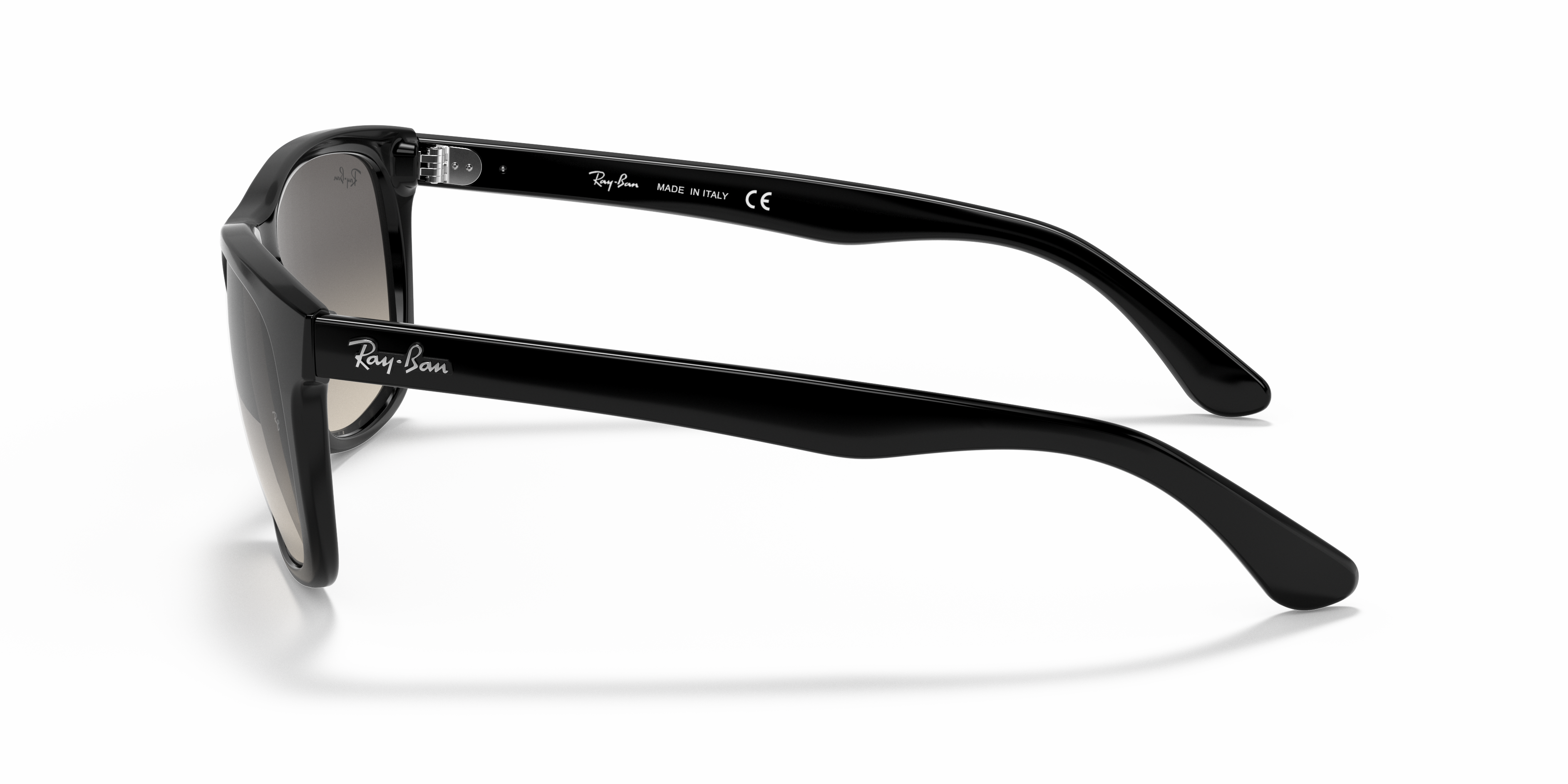MEN'S SUNGLASSES RAY-BAN RB 4181 RB4181 601 GLOSS BLACK 