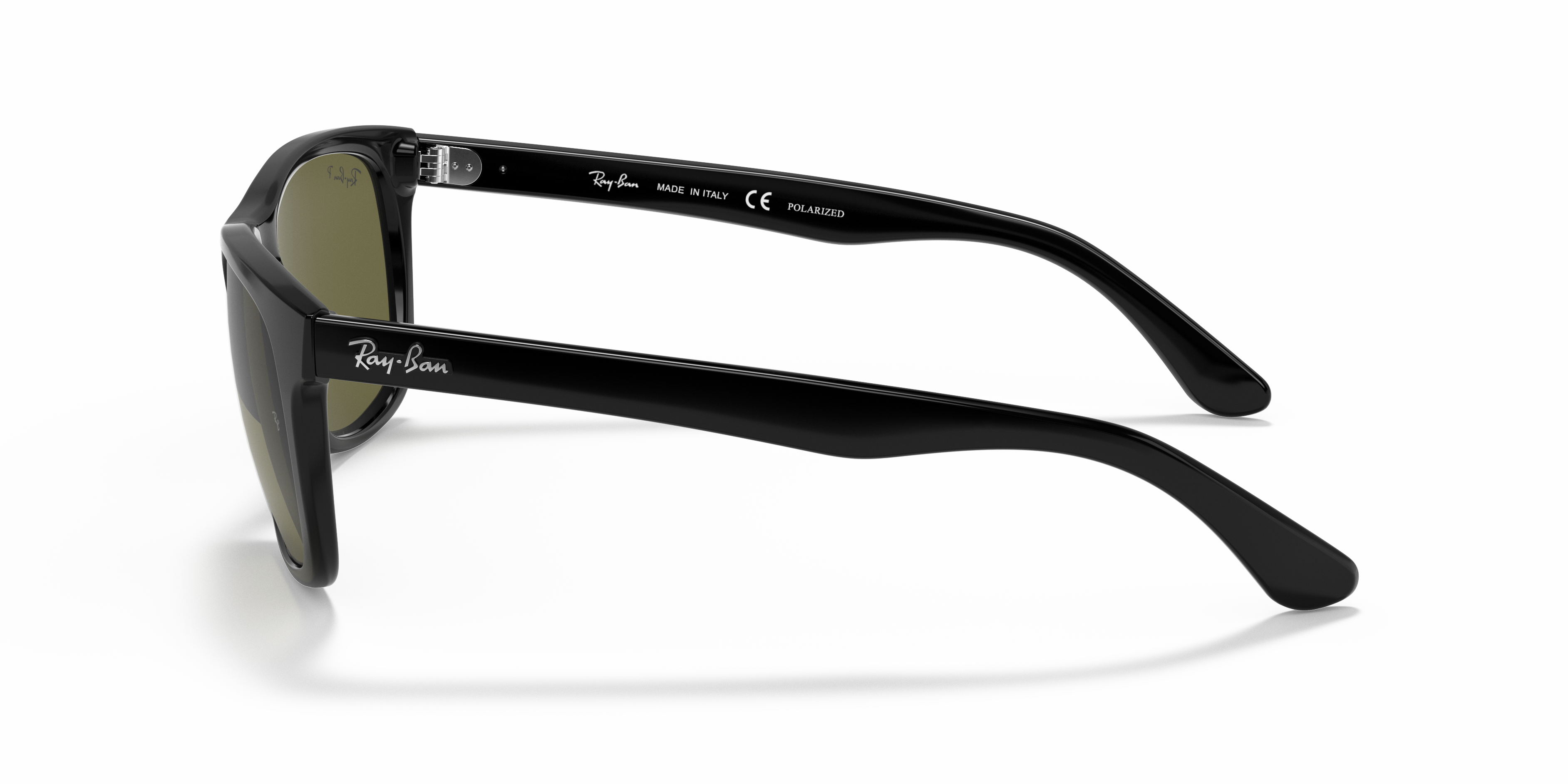 MEN'S SUNGLASSES RAY-BAN RB 4181 RB4181 601 GLOSS BLACK 