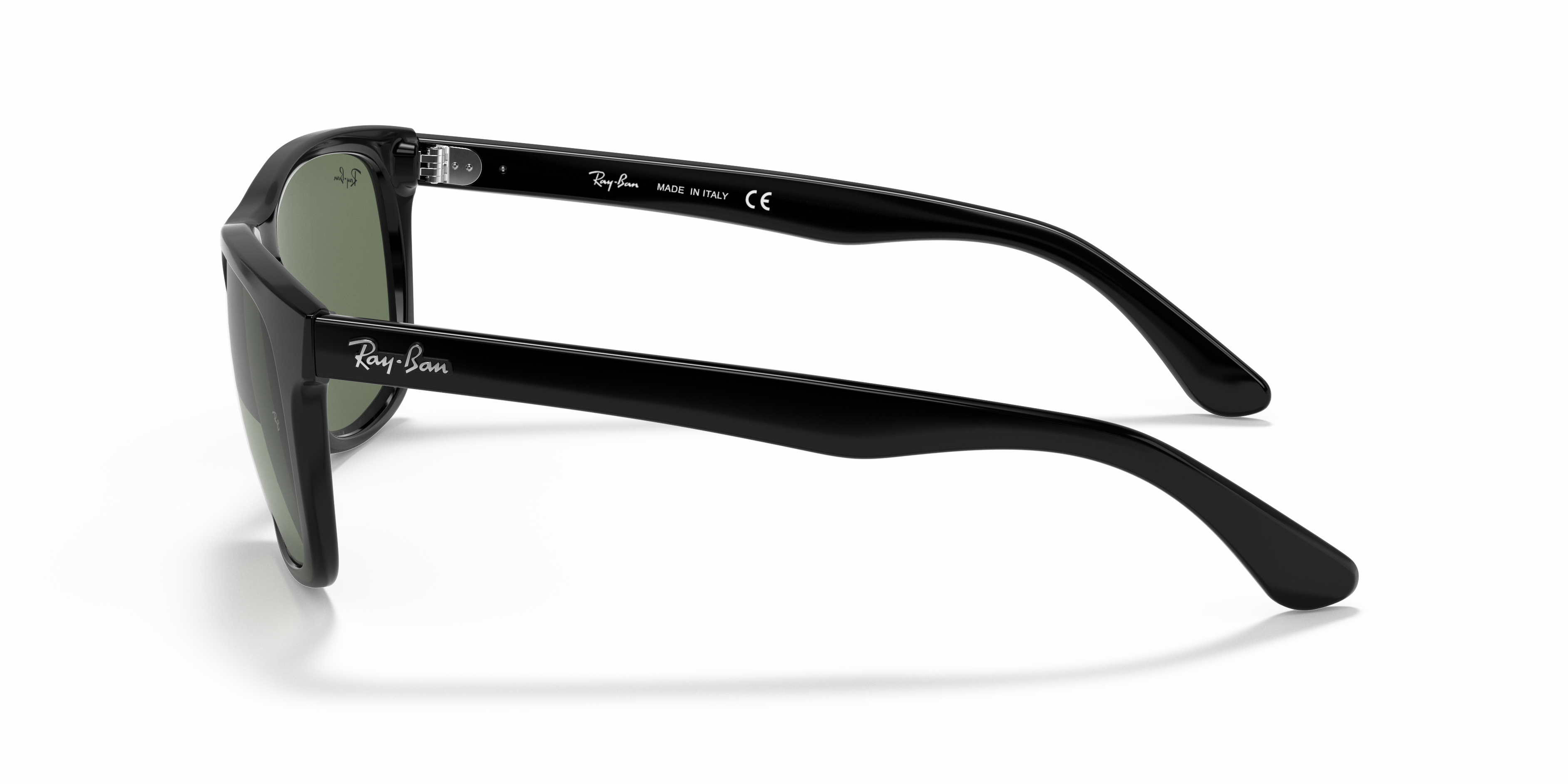 MEN'S SUNGLASSES RAY-BAN RB 4181 RB4181 601 GLOSS BLACK 