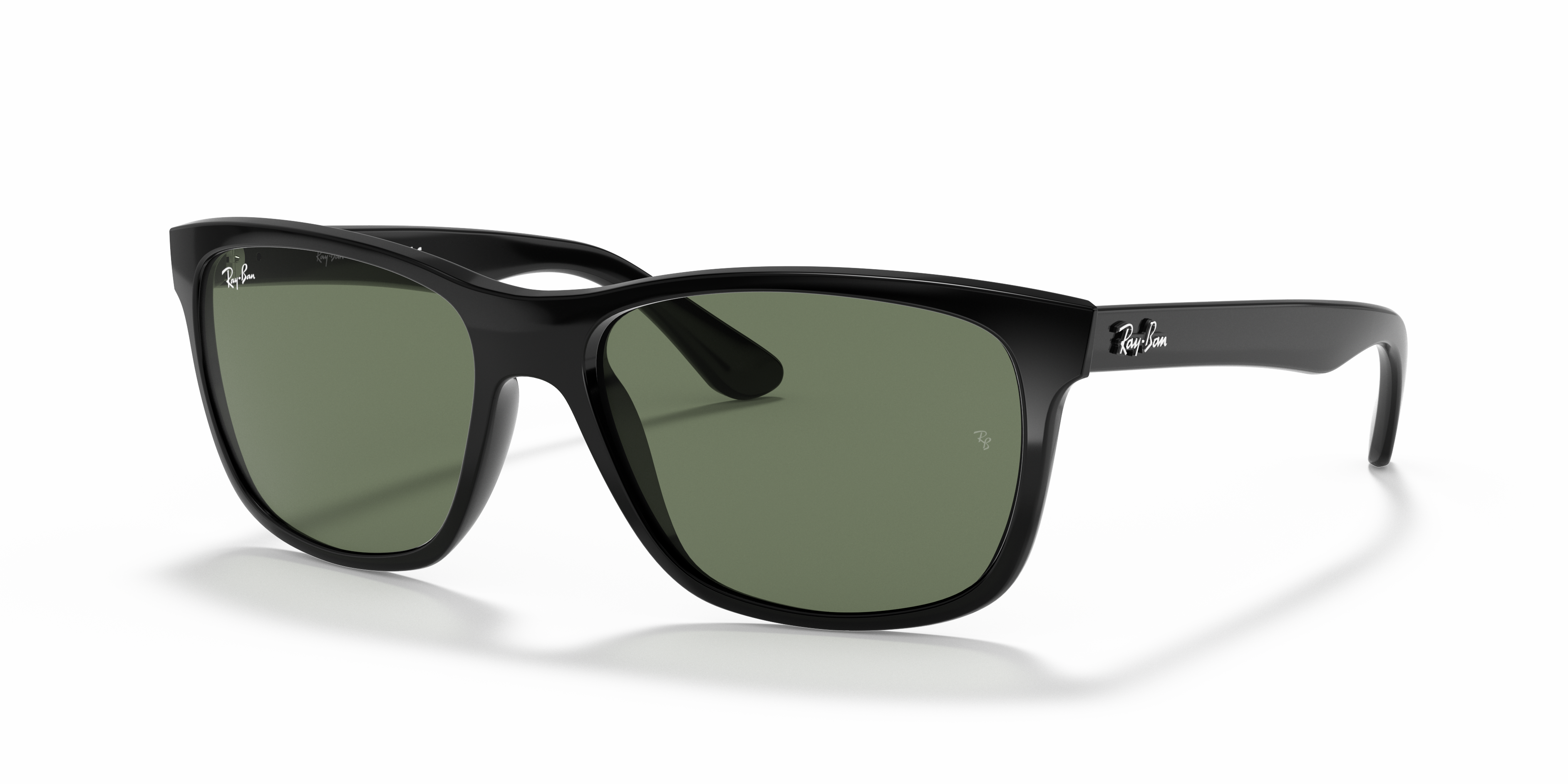 MEN'S SUNGLASSES RAY-BAN RB 4181 RB4181 601 GLOSS BLACK 