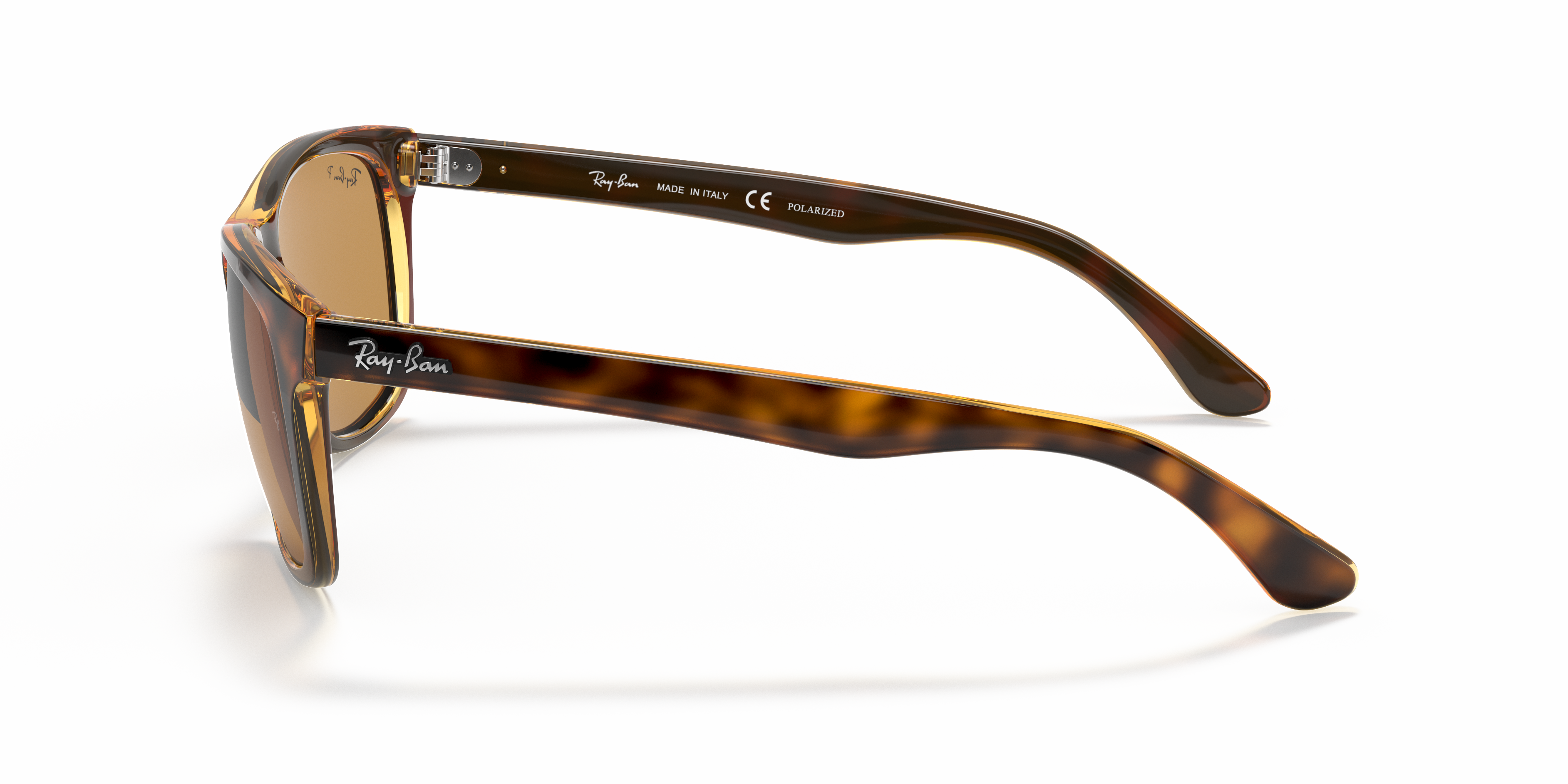 MEN'S SUNGLASSES RAY-BAN RB 4181 RB4181 601 GLOSS BLACK 