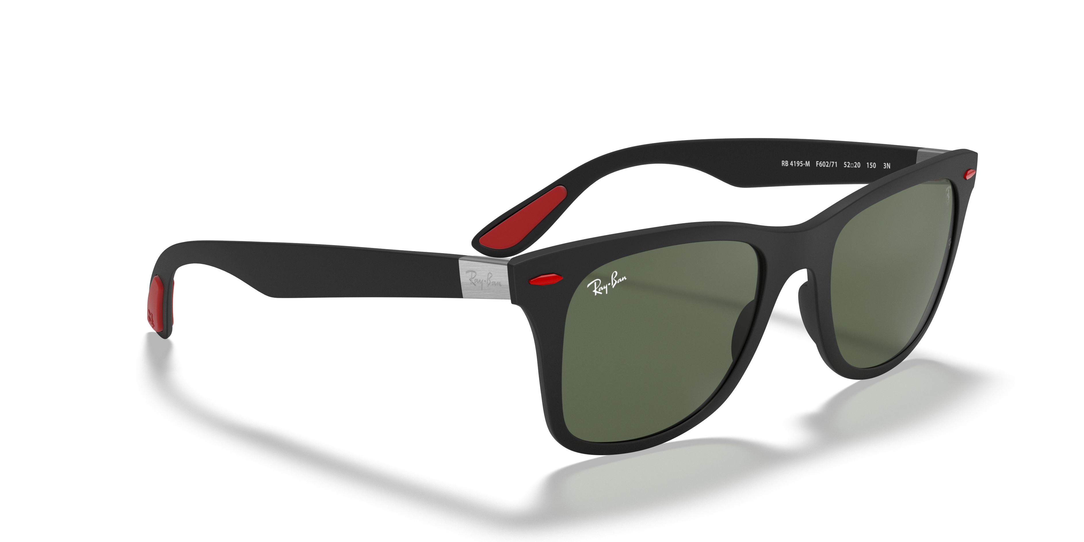 MEN'S SUNGLASSES RAY-BAN RB 4195M - F60271 MATT BLACK 