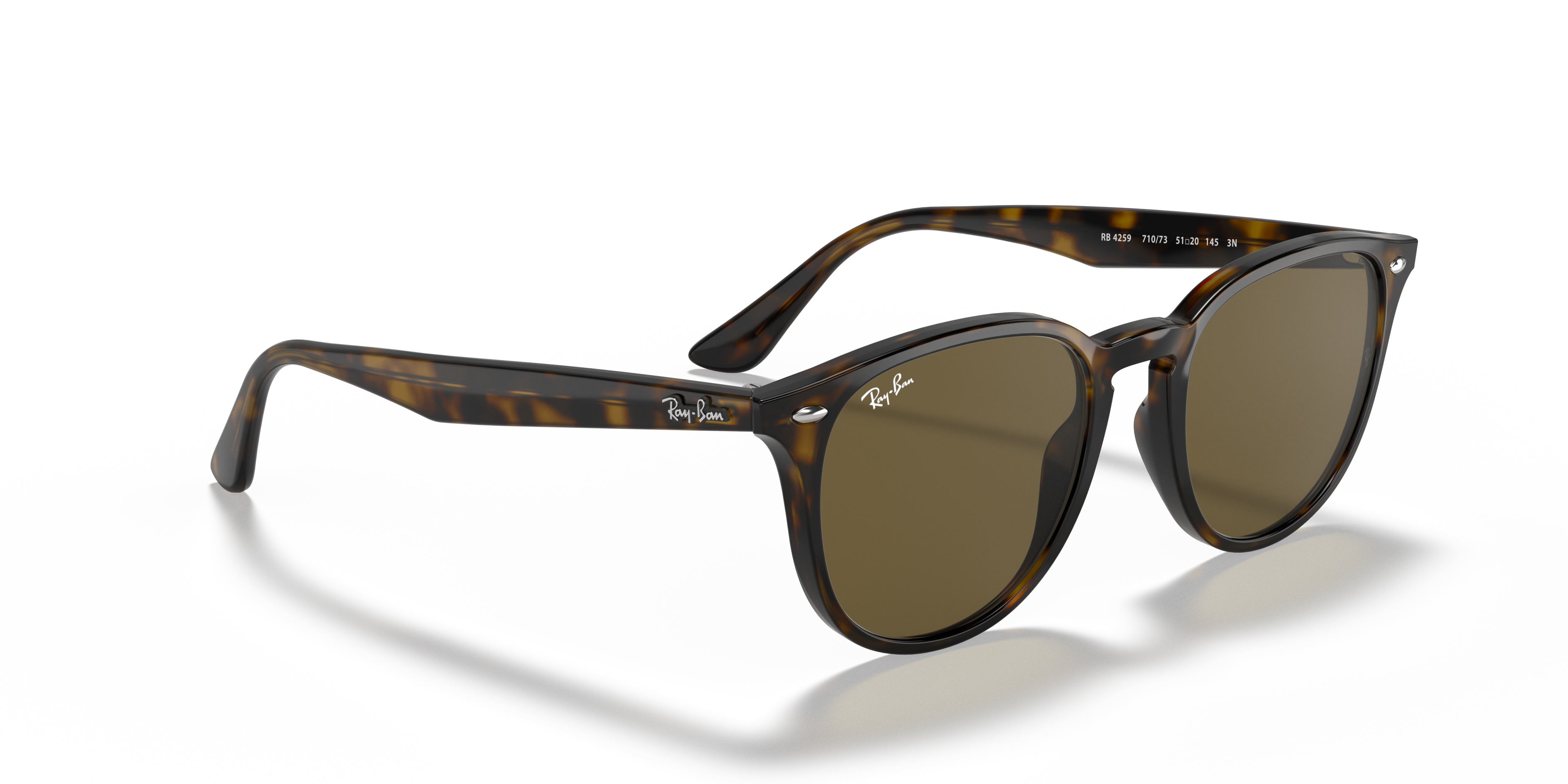UNISEX SUNGLASSES RAY-BAN RB 4259F - 710/73 SHINING HAVANA 