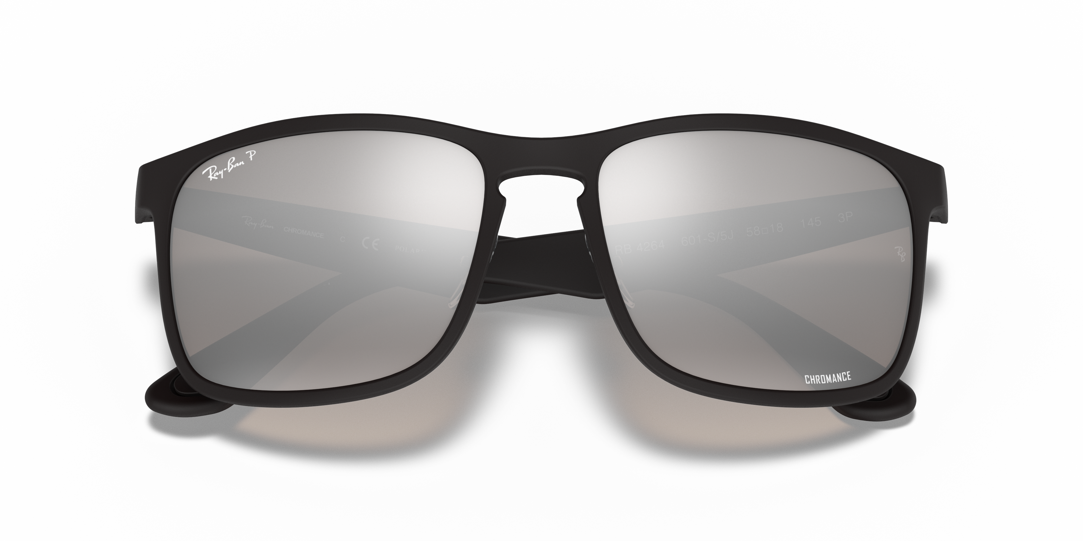 MEN'S SUNGLASSES RAY-BAN RB 4264 - 601SA1 MATT BLACK 