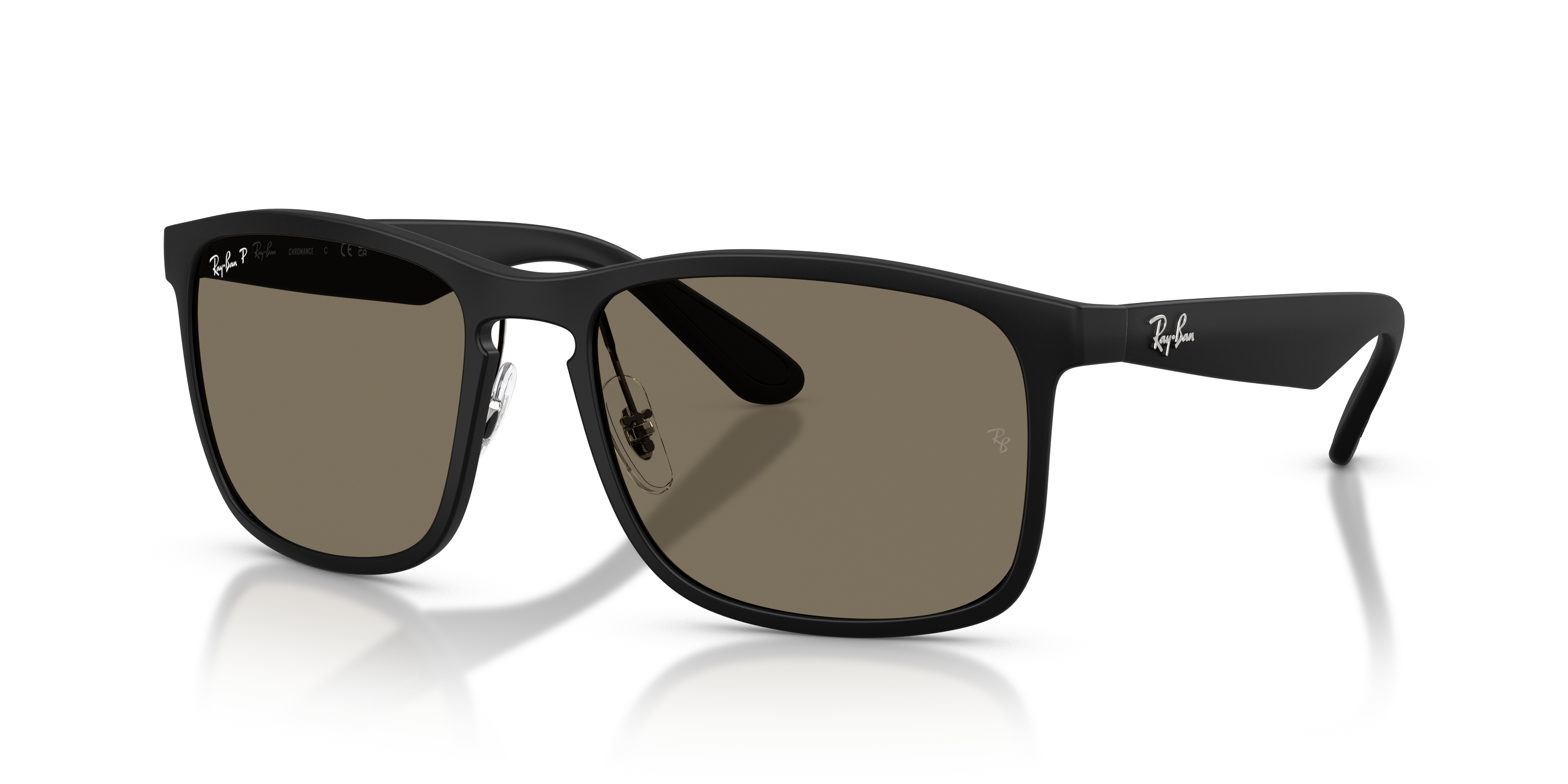 MEN'S SUNGLASSES RAY-BAN RB 4264 - 601SA1 MATT BLACK 