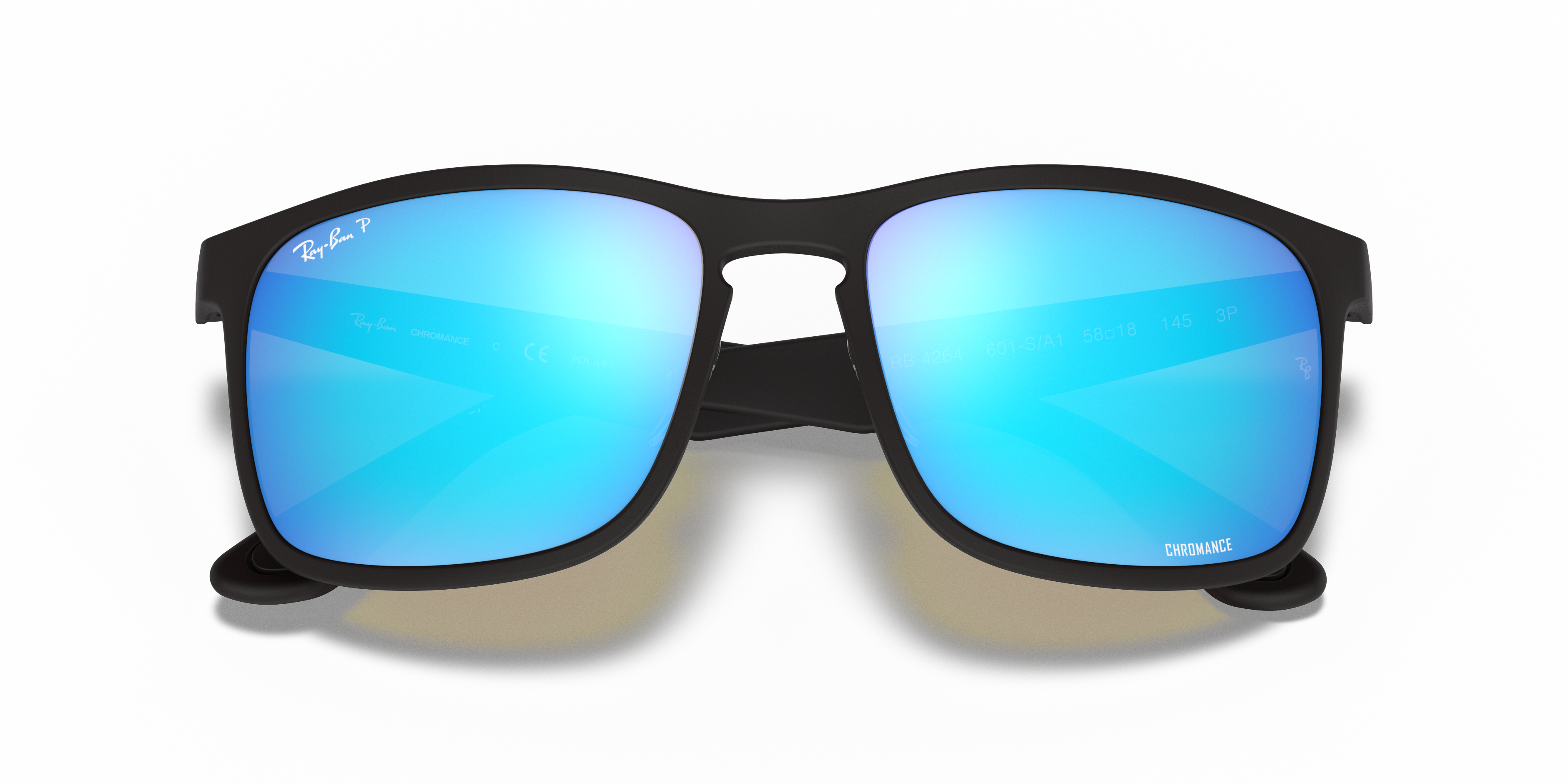 MEN'S SUNGLASSES RAY-BAN RB 4264 - 601SA1 MATT BLACK 