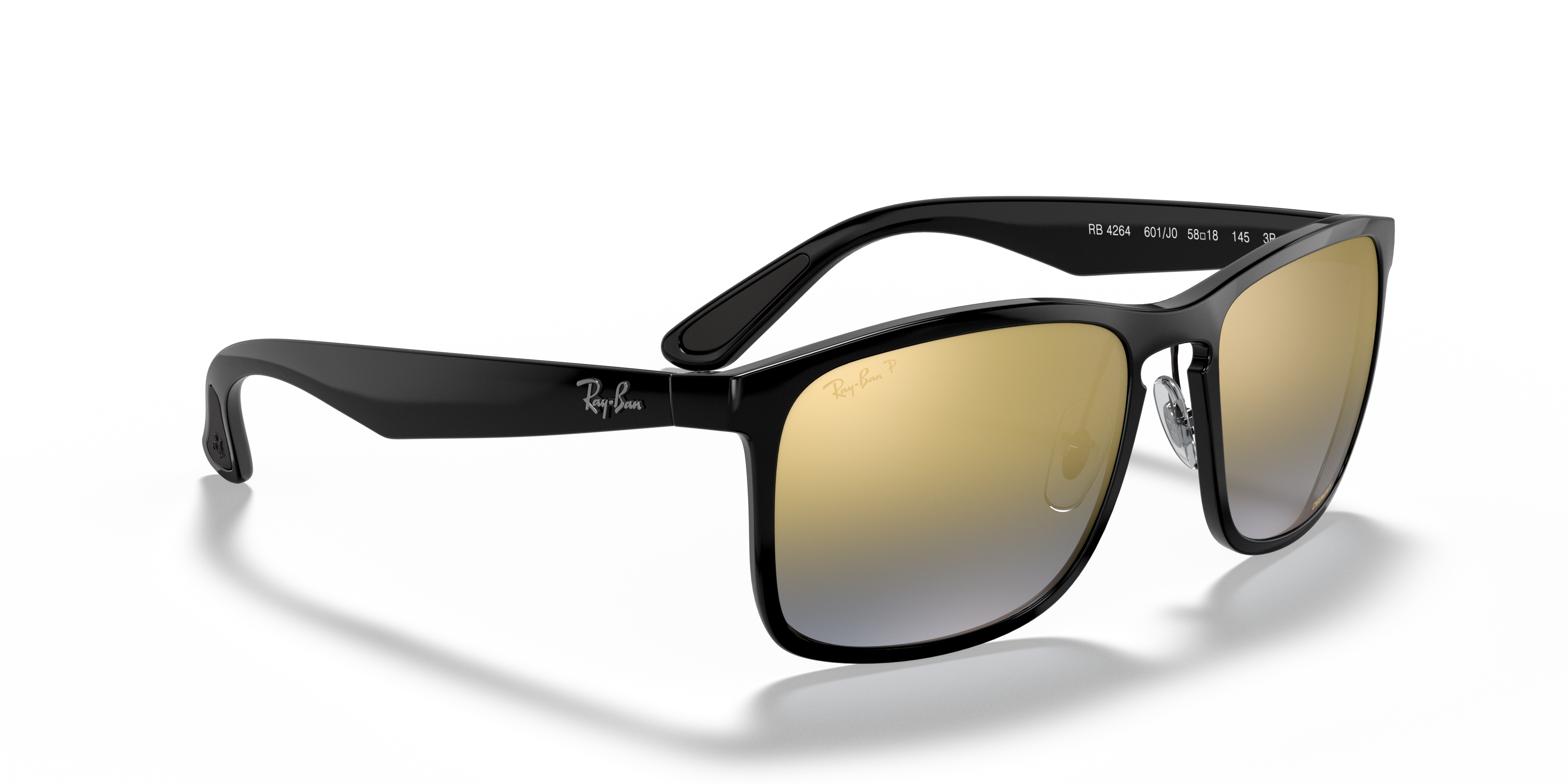MEN'S SUNGLASSES RAY-BAN RB 4264 - 601SA1 MATT BLACK 