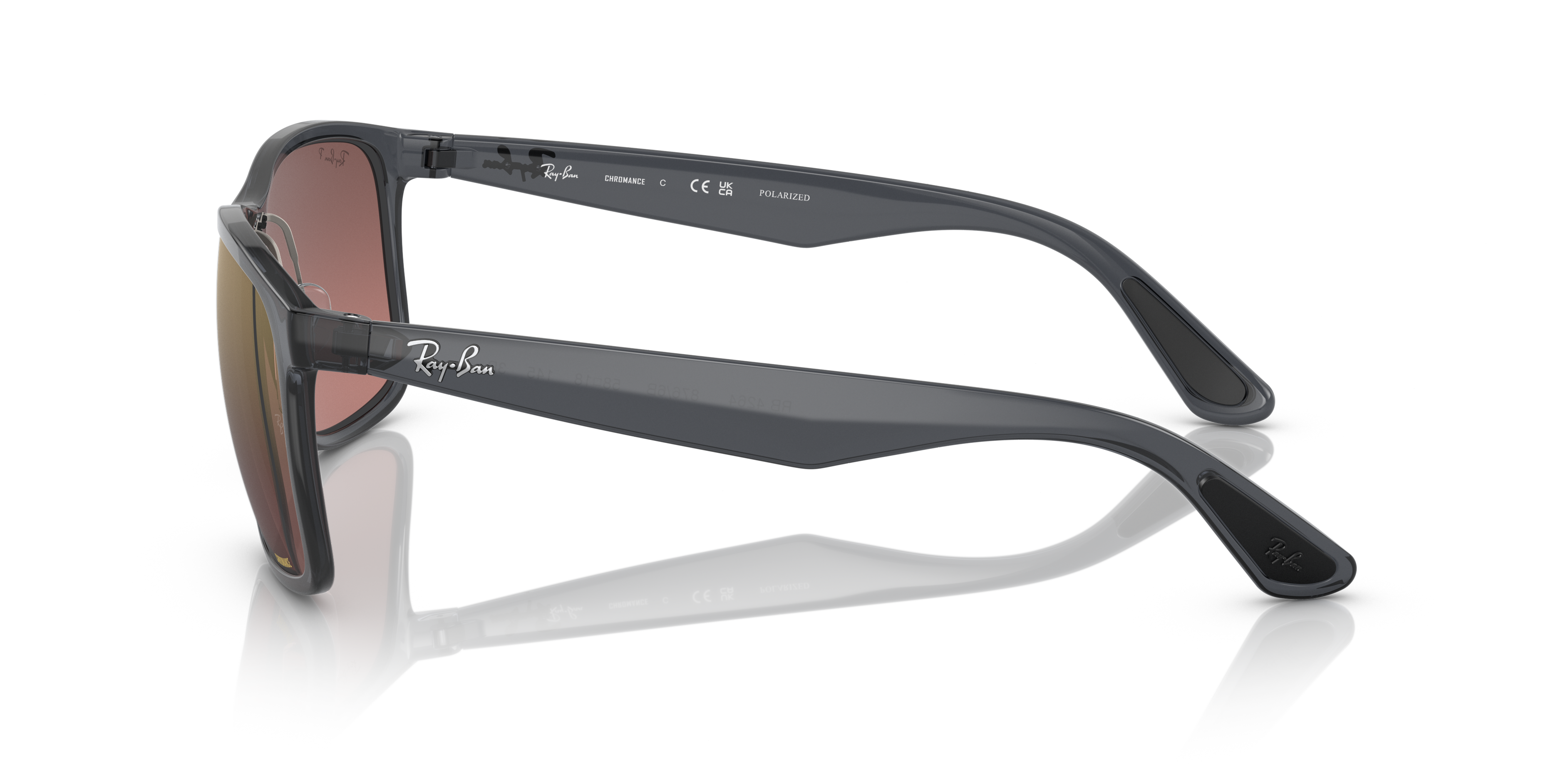 MEN'S SUNGLASSES RAY-BAN RB 4264 - 601SA1 MATT BLACK 