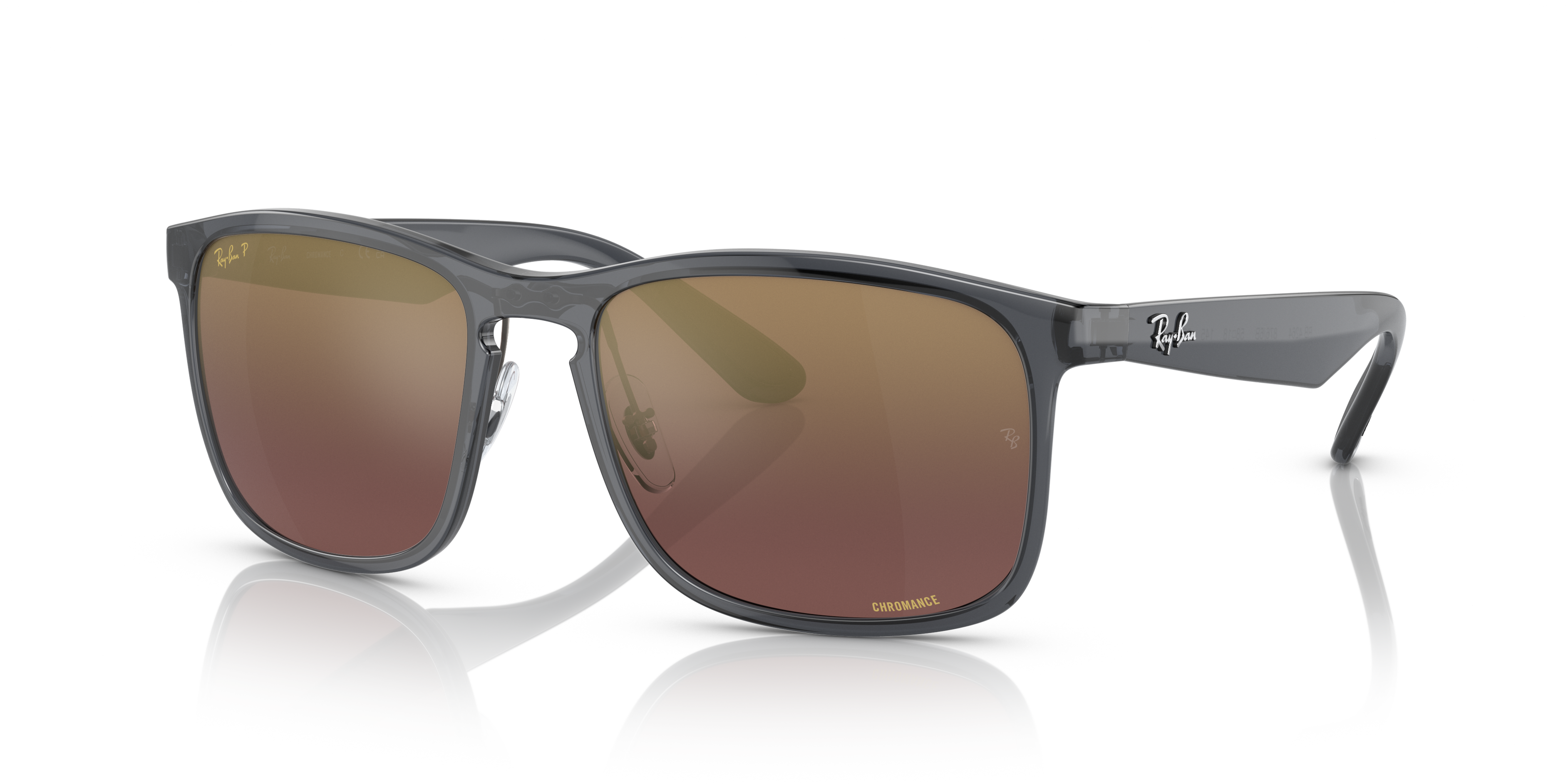 MEN'S SUNGLASSES RAY-BAN RB 4264 - 601SA1 MATT BLACK 