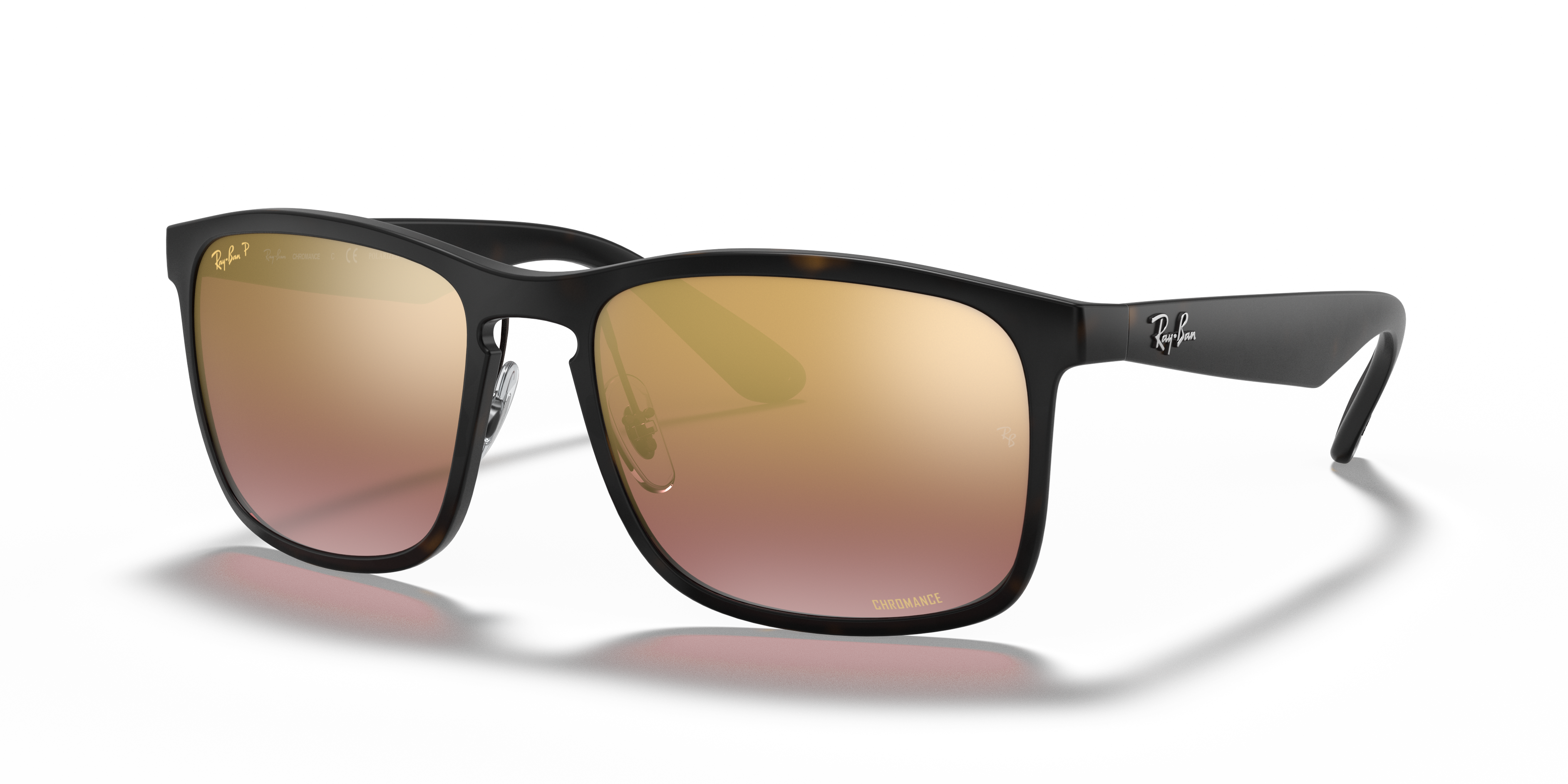 MEN'S SUNGLASSES RAY-BAN RB 4264 - 601SA1 MATT BLACK 