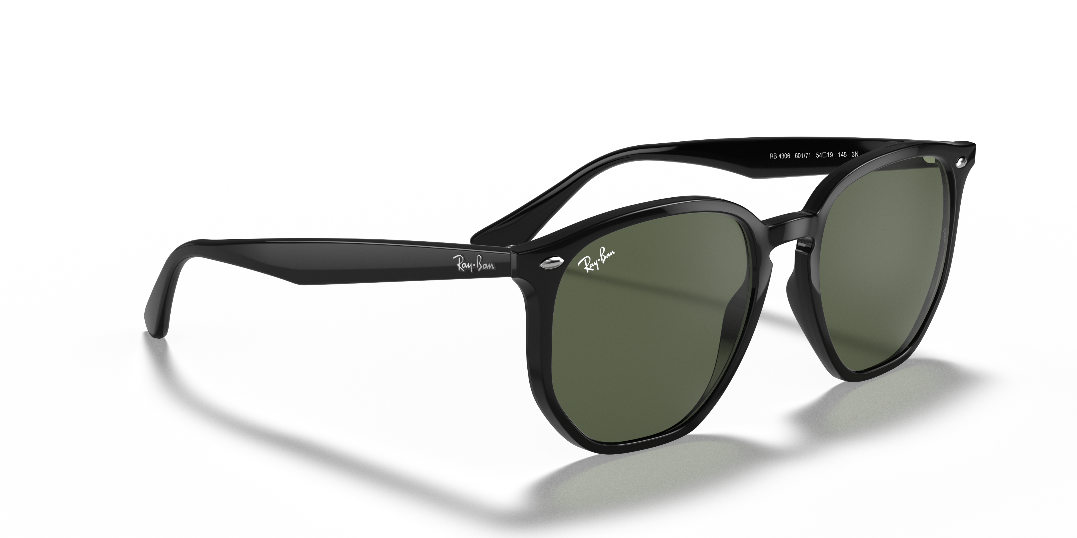 UNISEX SUNGLASSES RAY-BAN RB 4306 - 601/71 BLACK 