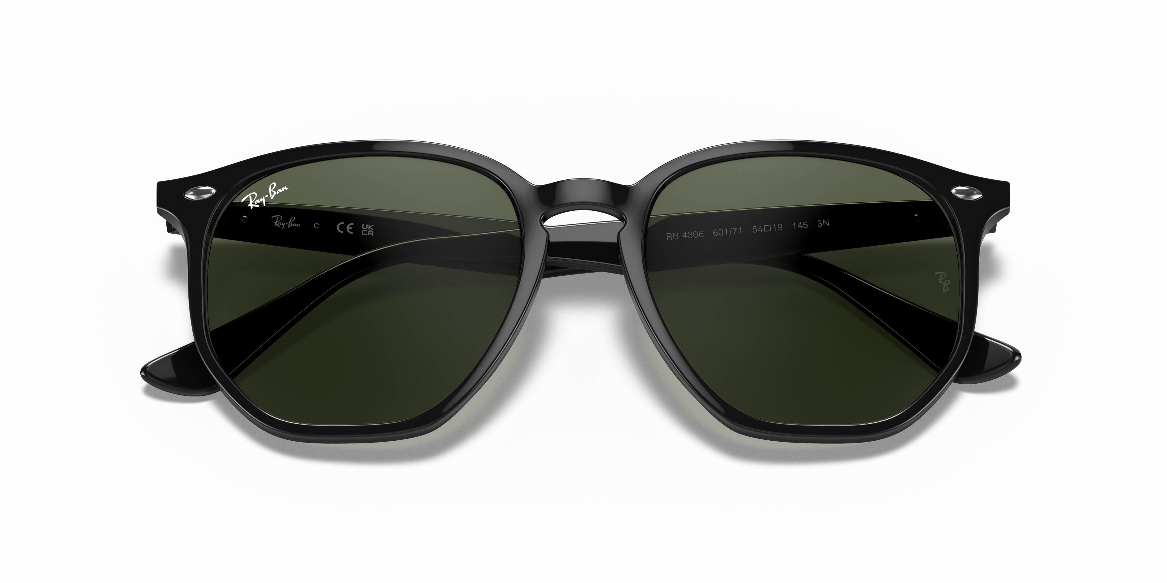UNISEX SUNGLASSES RAY-BAN RB 4306 - 601/71 BLACK 