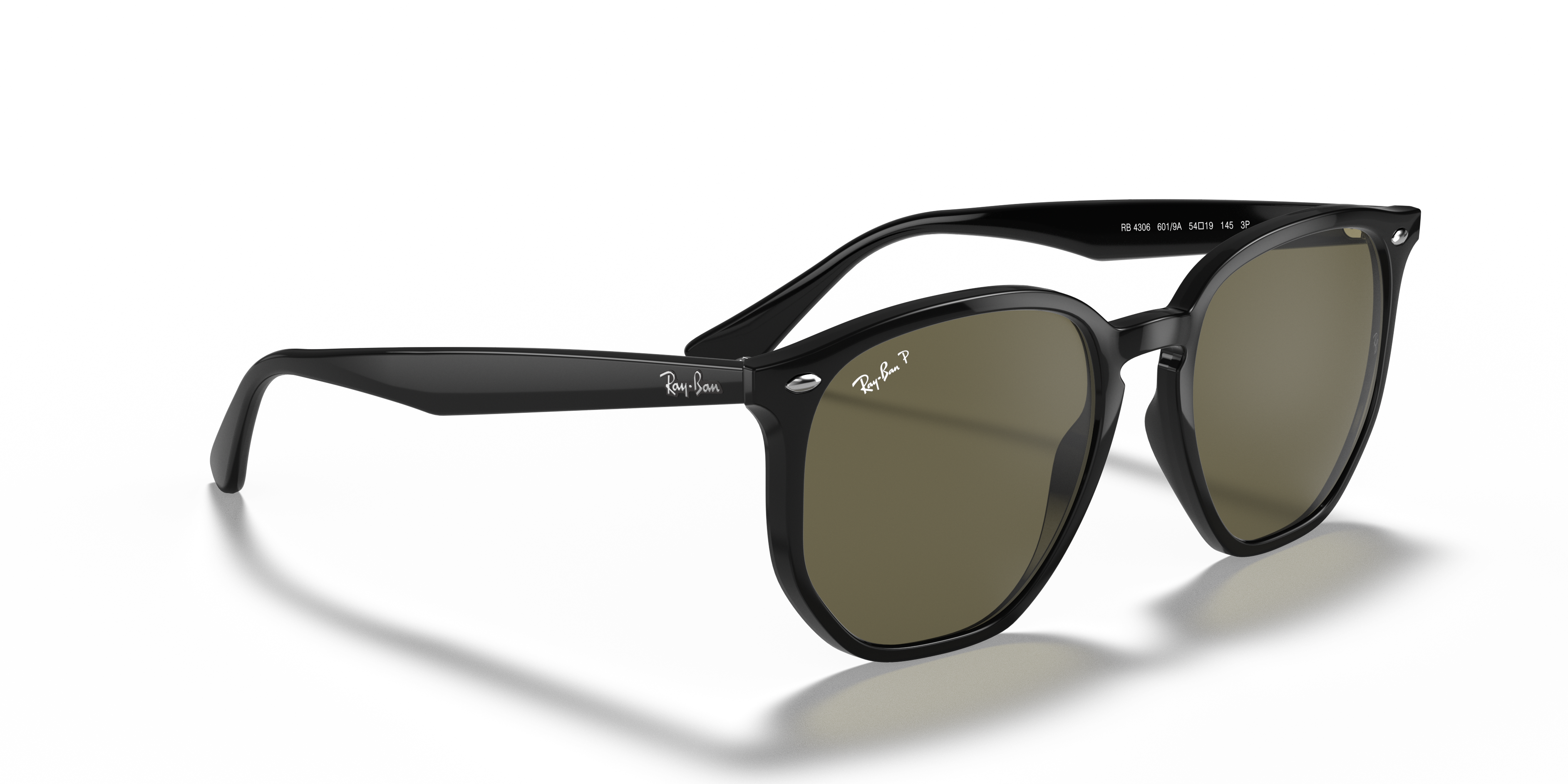 UNISEX SUNGLASSES RAY-BAN RB 4306 - 601/71 BLACK 