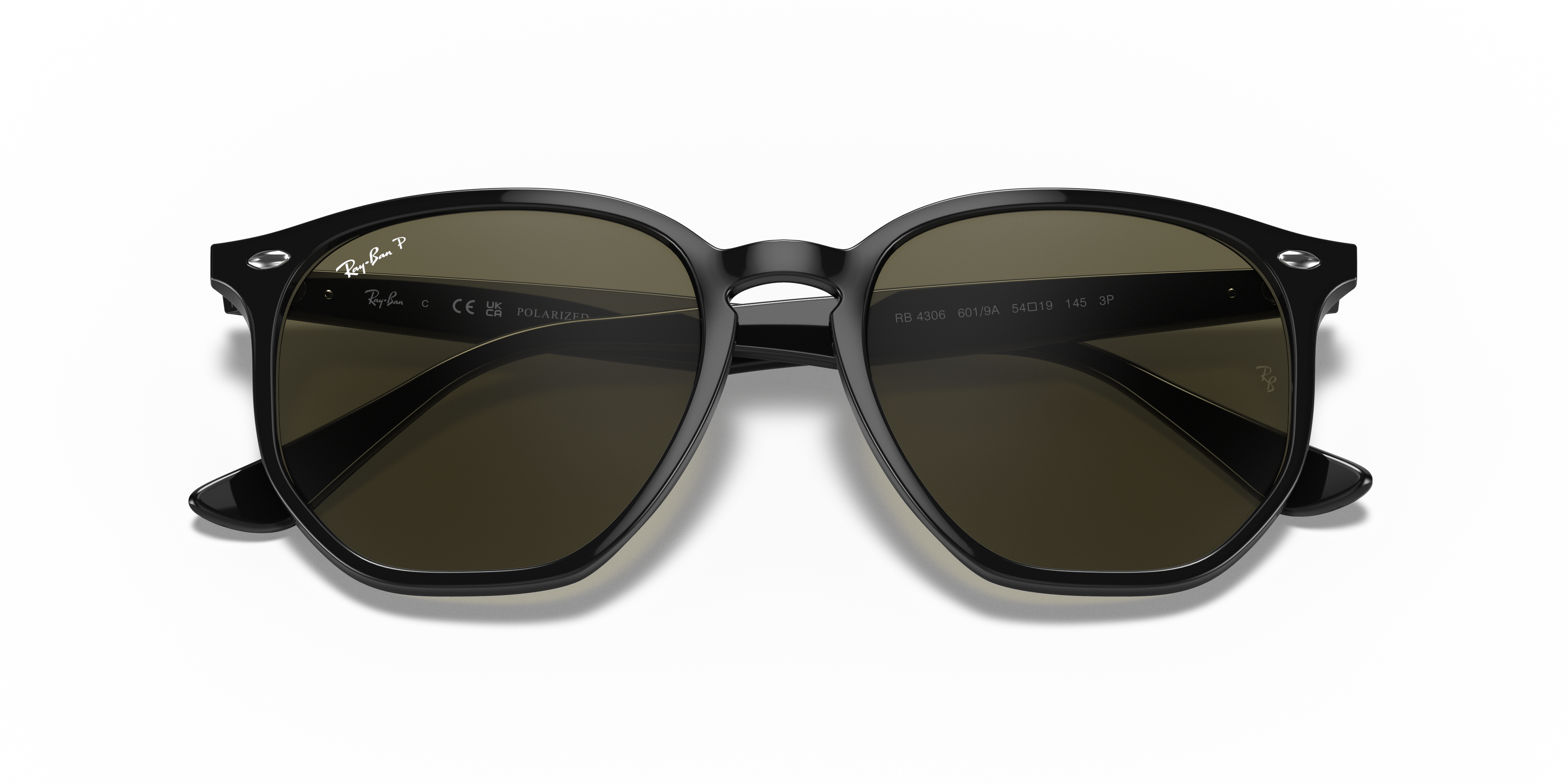 UNISEX SUNGLASSES RAY-BAN RB 4306 - 601/71 BLACK 
